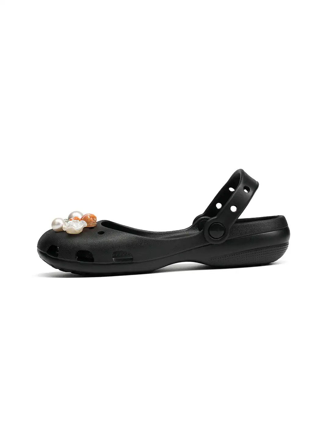 EBLAN | EBLAN | Mary Jane Style Breathable Slide Sandals-Black