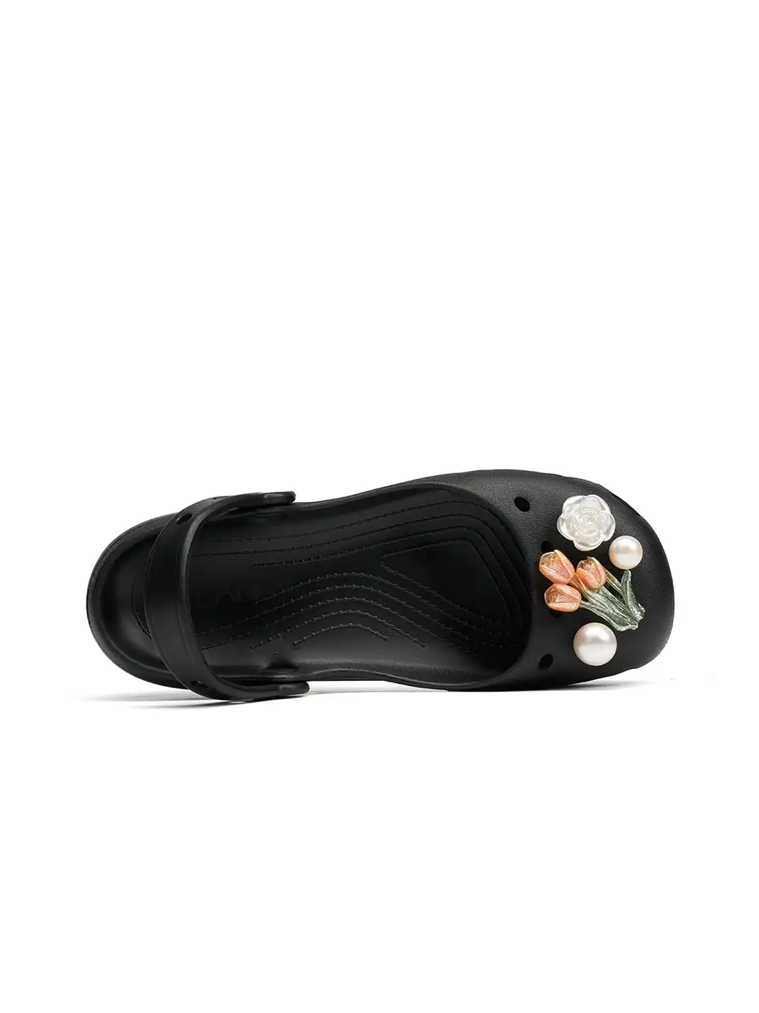 EBLAN | EBLAN | Mary Jane Style Breathable Slide Sandals-Black