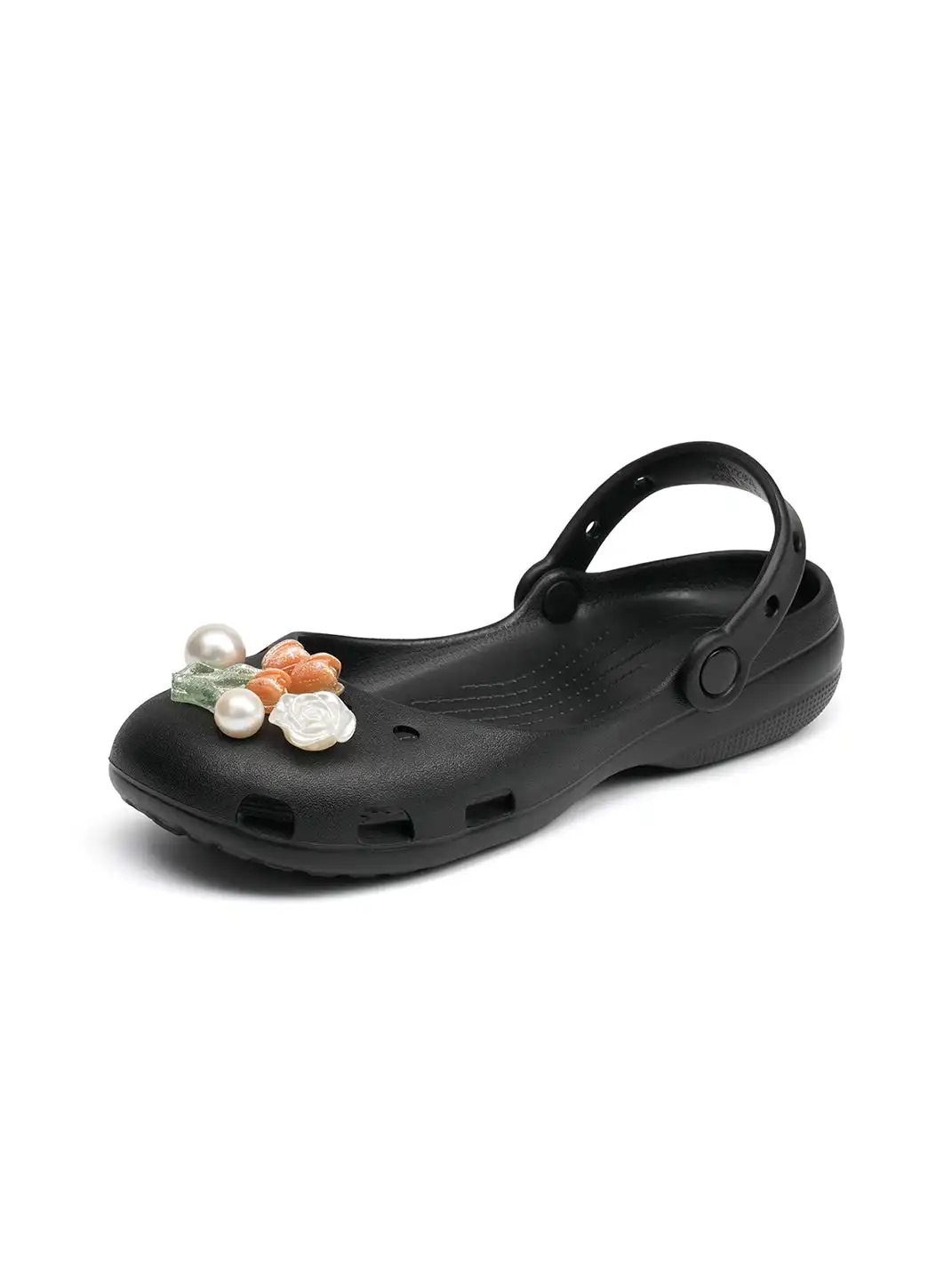 EBLAN | EBLAN | Mary Jane Style Breathable Slide Sandals-Black