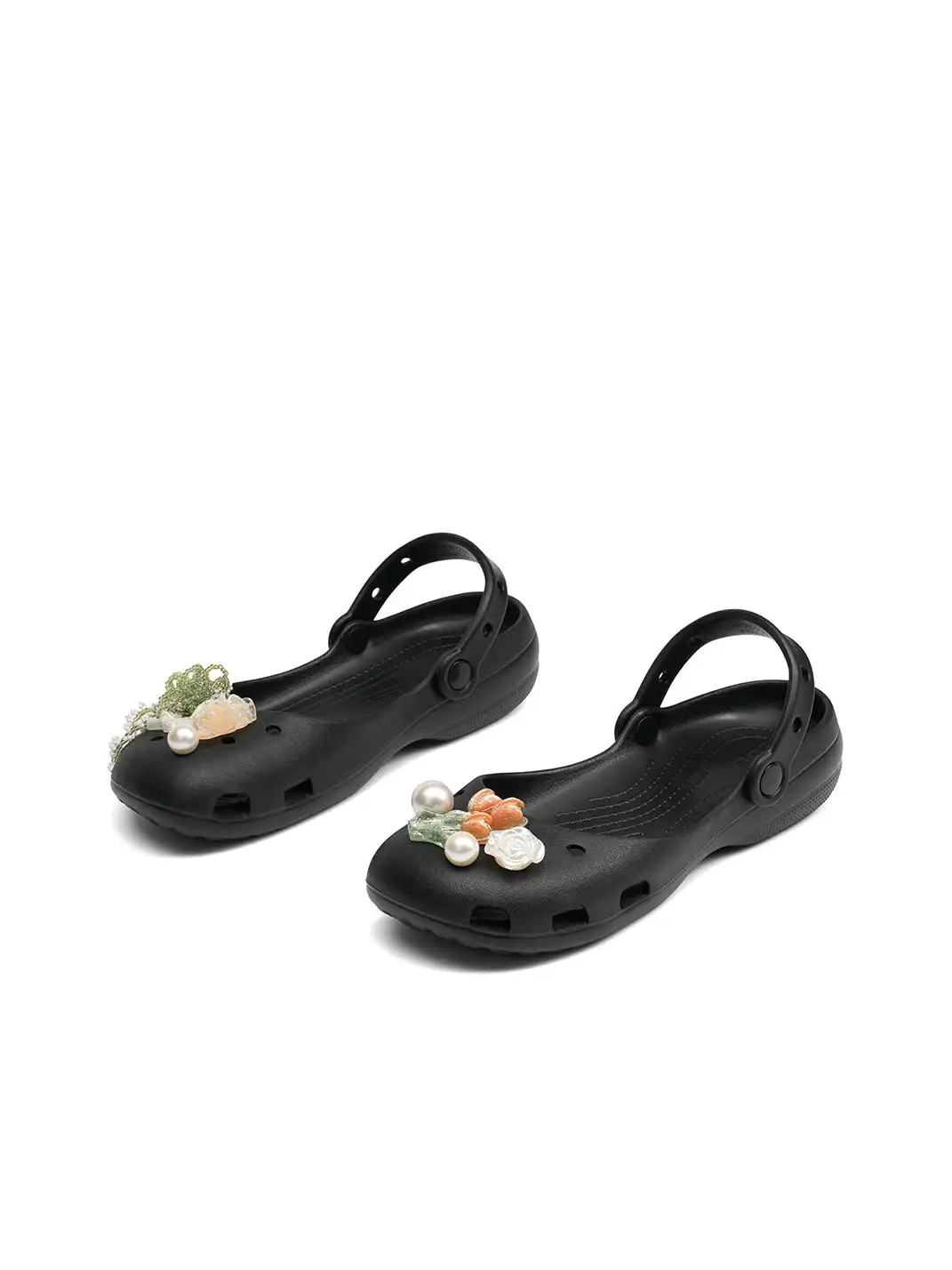 EBLAN | EBLAN | Mary Jane Style Breathable Slide Sandals-Black