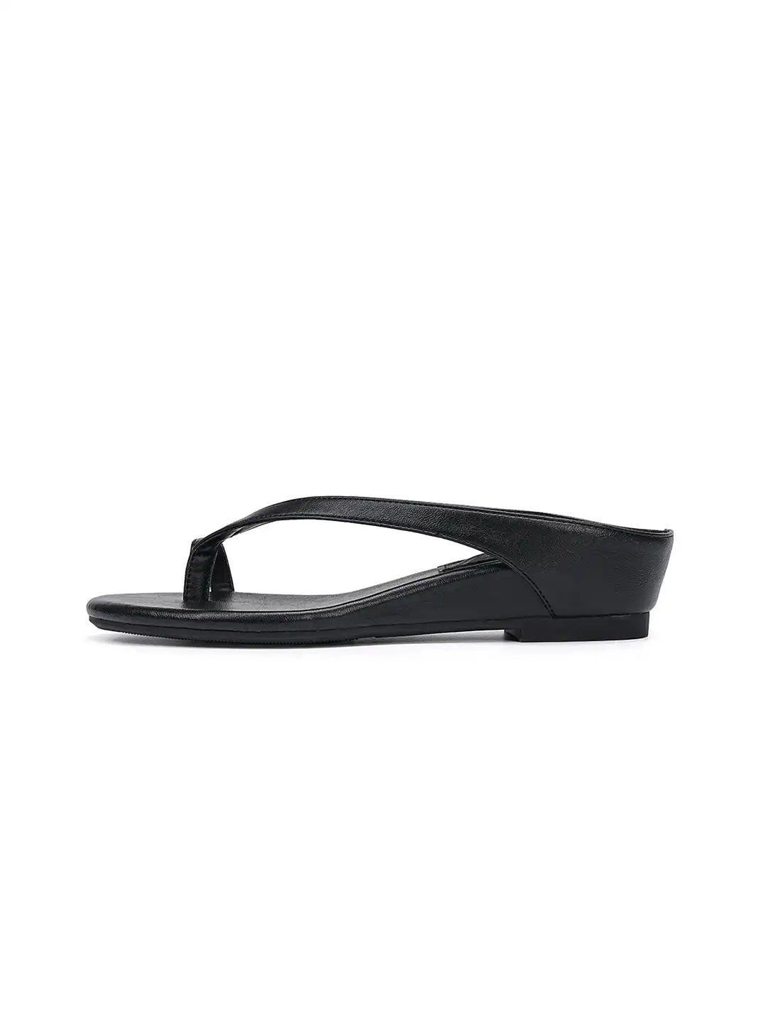 EBLAN | Toe Ring Wedge Flip-Flop Sandals