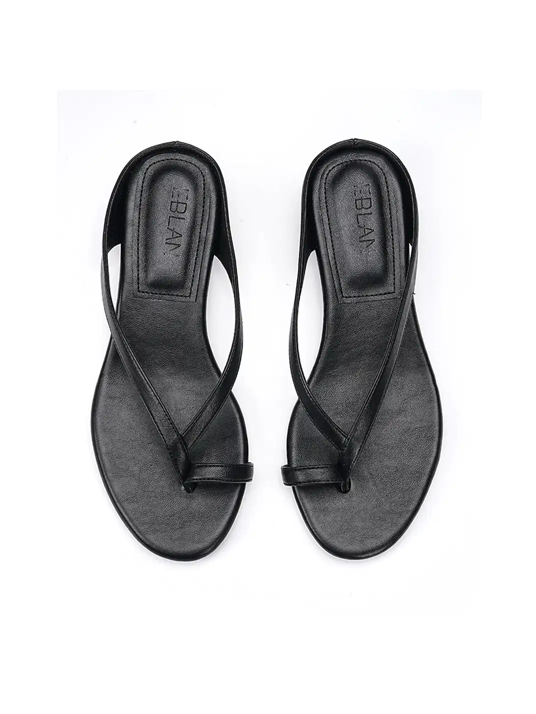 EBLAN | Toe Ring Wedge Flip-Flop Sandals