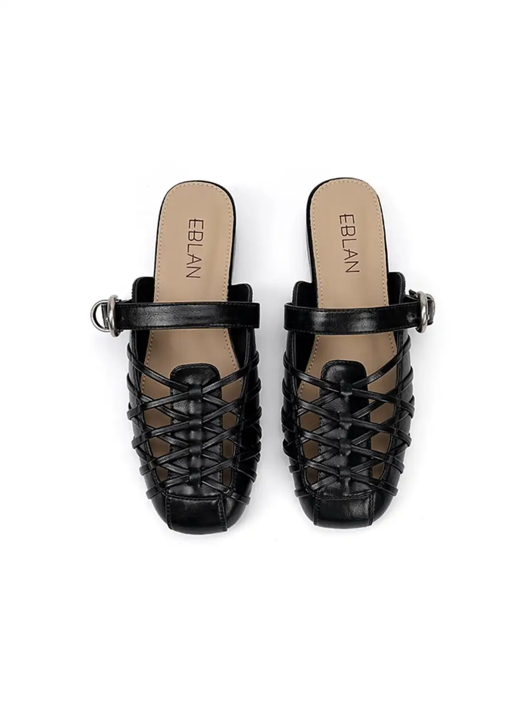 EBLAN | Vintage-Inspired Woven Mules