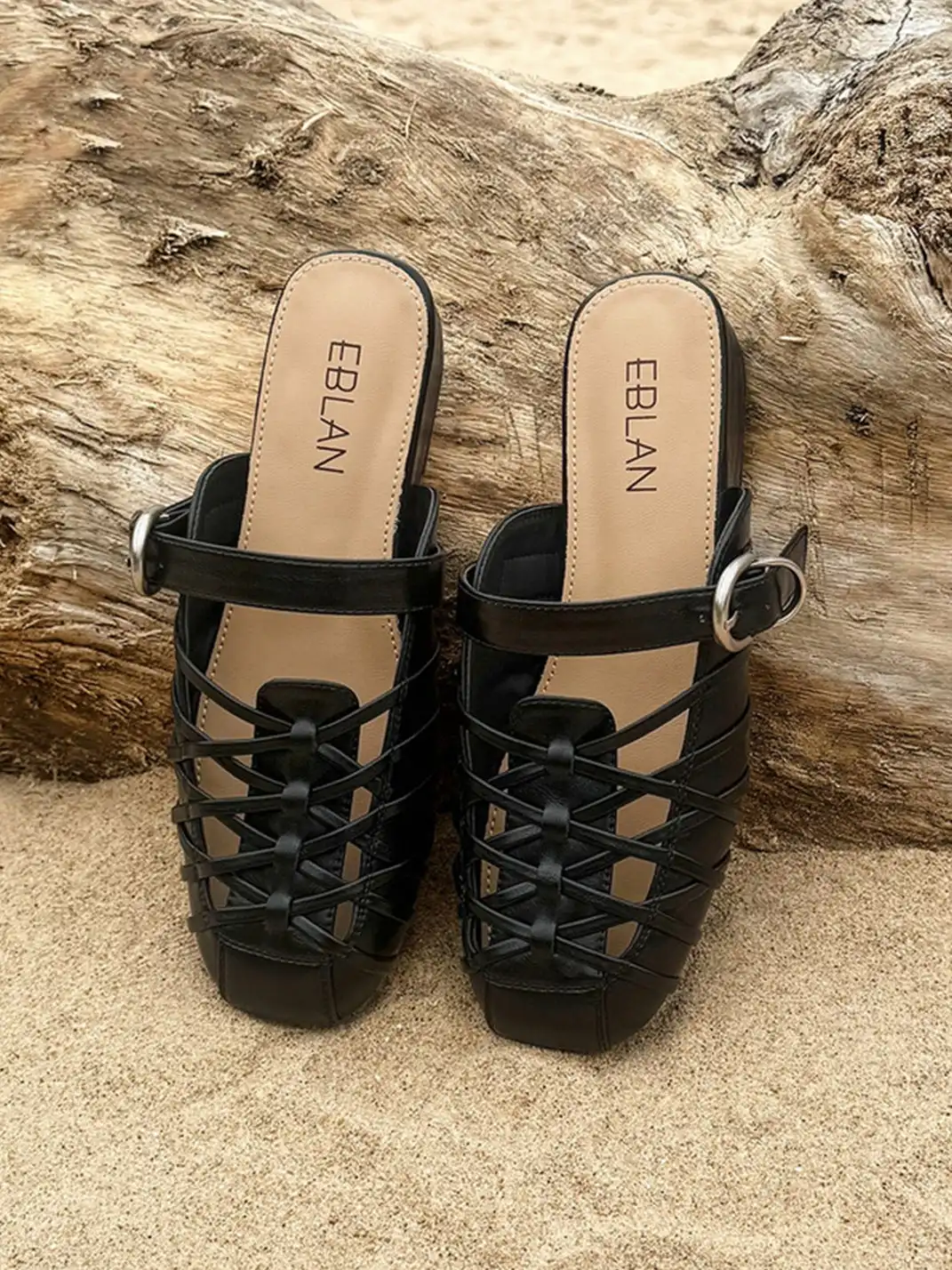 EBLAN | Vintage-Inspired Woven Mules