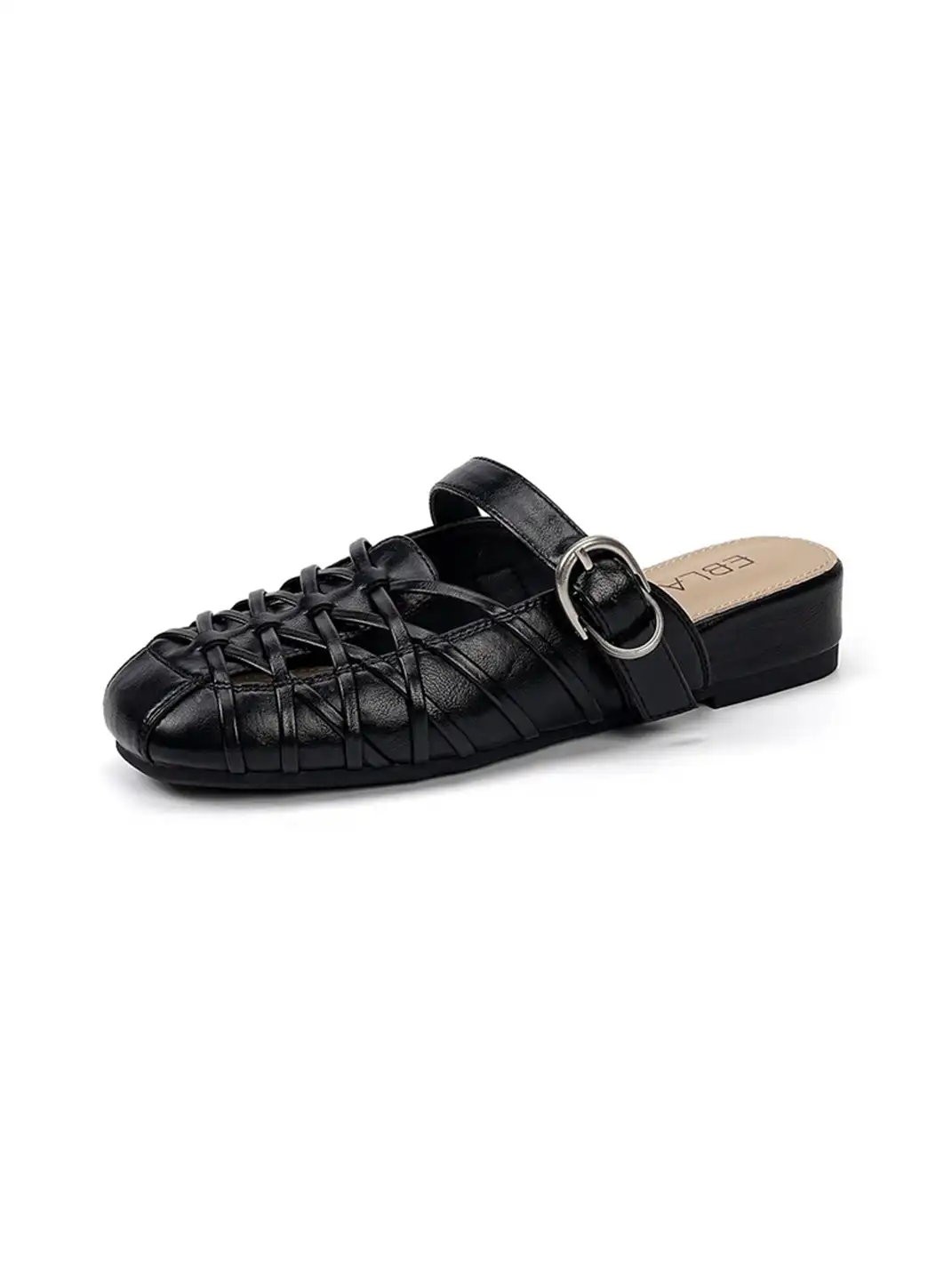 EBLAN | Vintage-Inspired Woven Mules