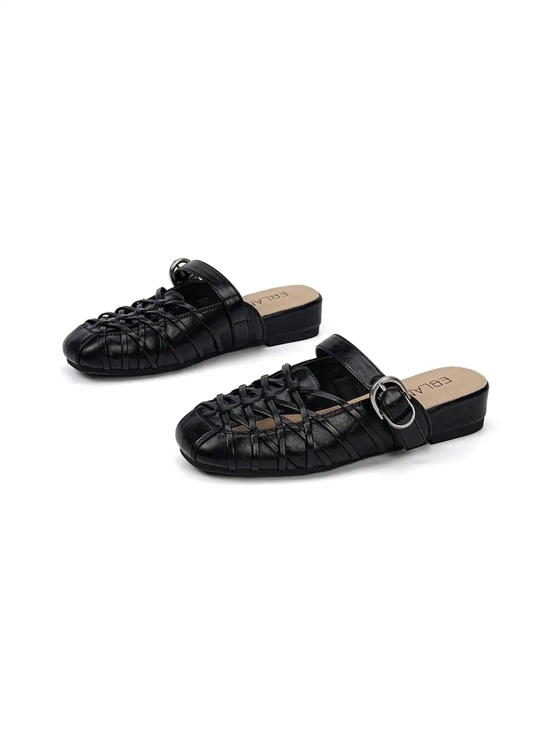 EBLAN | Vintage-Inspired Woven Mules