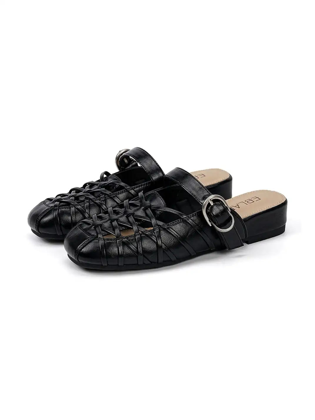 EBLAN | Vintage-Inspired Woven Mules