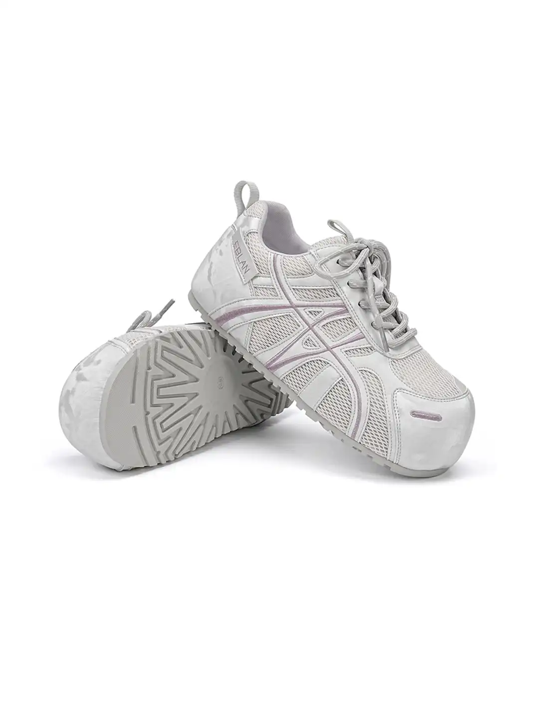 EBLAN | Mesh Retro Sneakers With Contrast Stitching