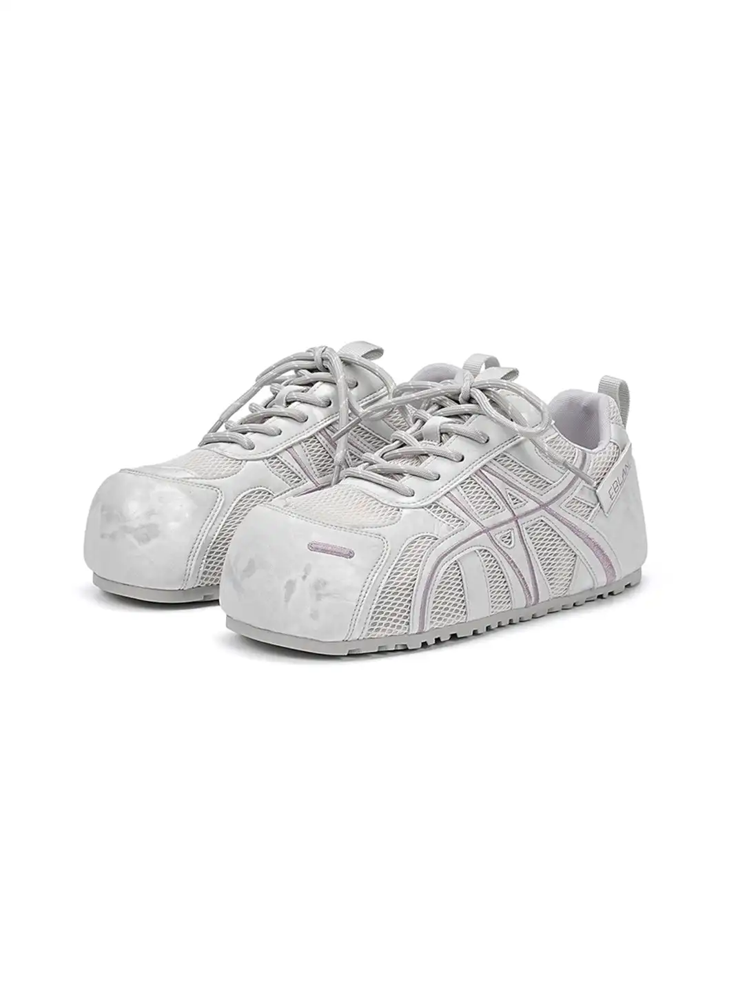 EBLAN | Mesh Retro Sneakers With Contrast Stitching