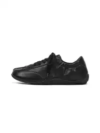 EBLAN | Leather Retro Lace-Up Ballet Sneakers