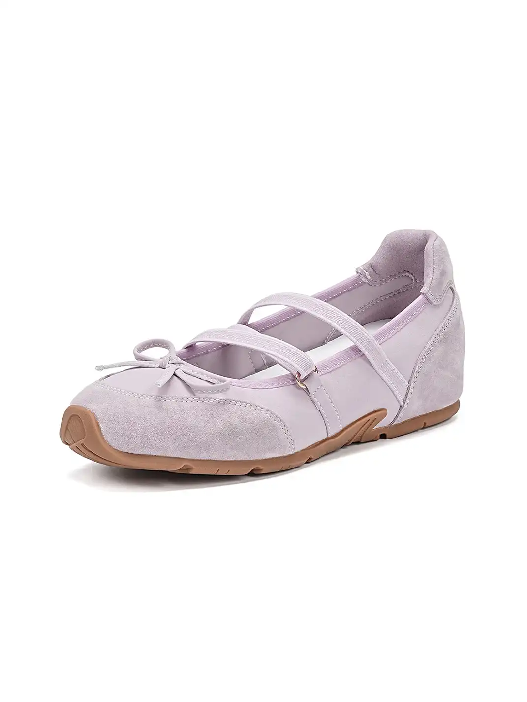 EBLAN | Mary Jane Ballet Sneakers With Bow Detail