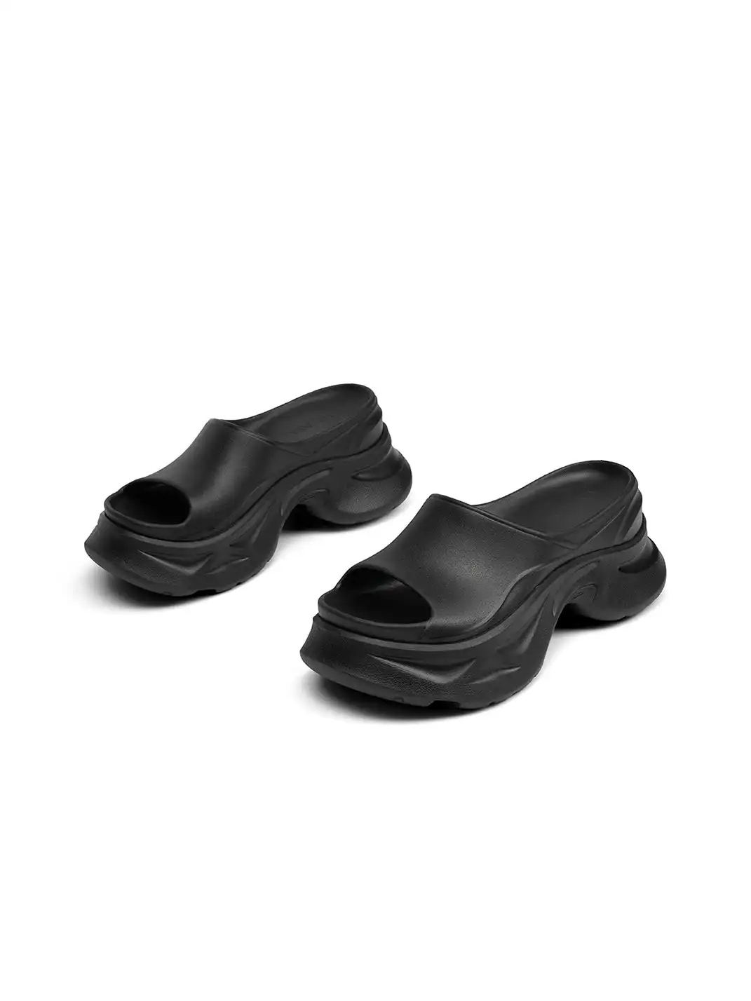EBLAN | Chunky Platform Slide Sandals
