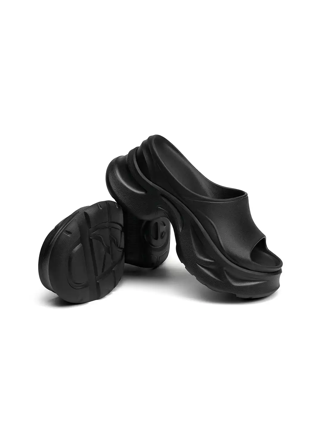 EBLAN | Chunky Platform Slide Sandals