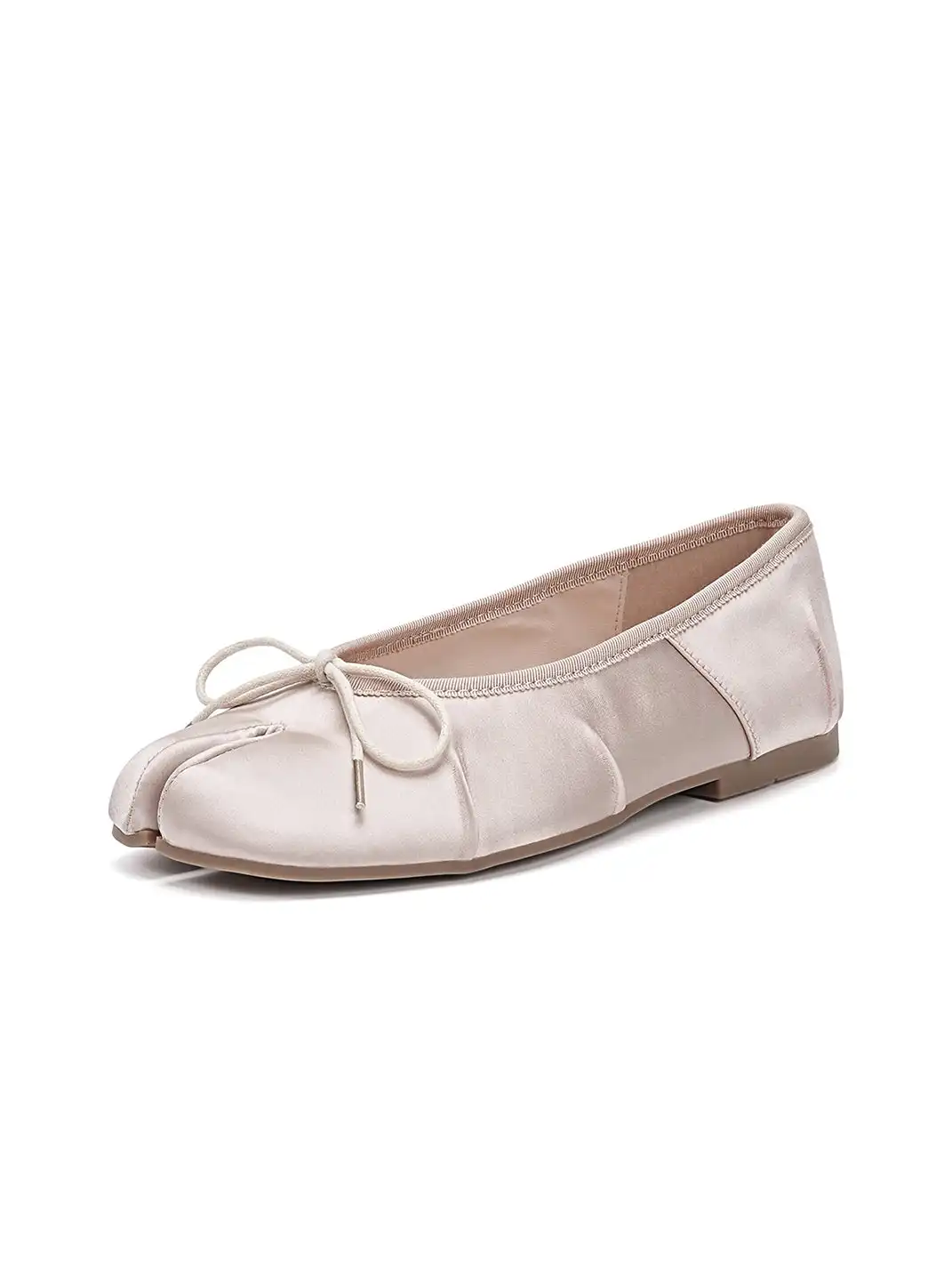 EBLAN | Split-Toe Tabi Ballet Flats-White
