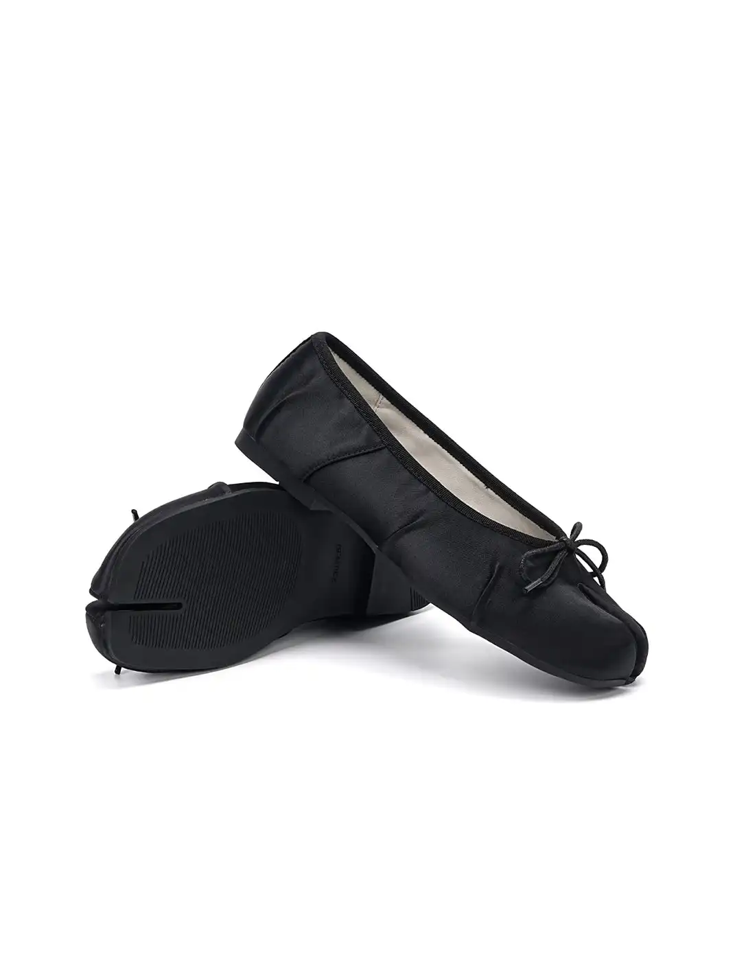 EBLAN | Split-Toe Tabi Ballet Flats-Black