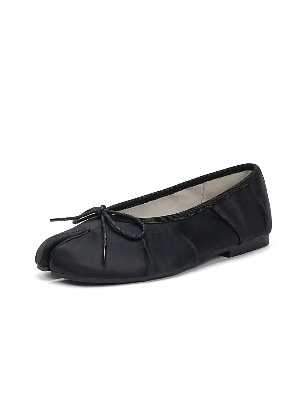 EBLAN | Split-Toe Tabi Ballet Flats-Black