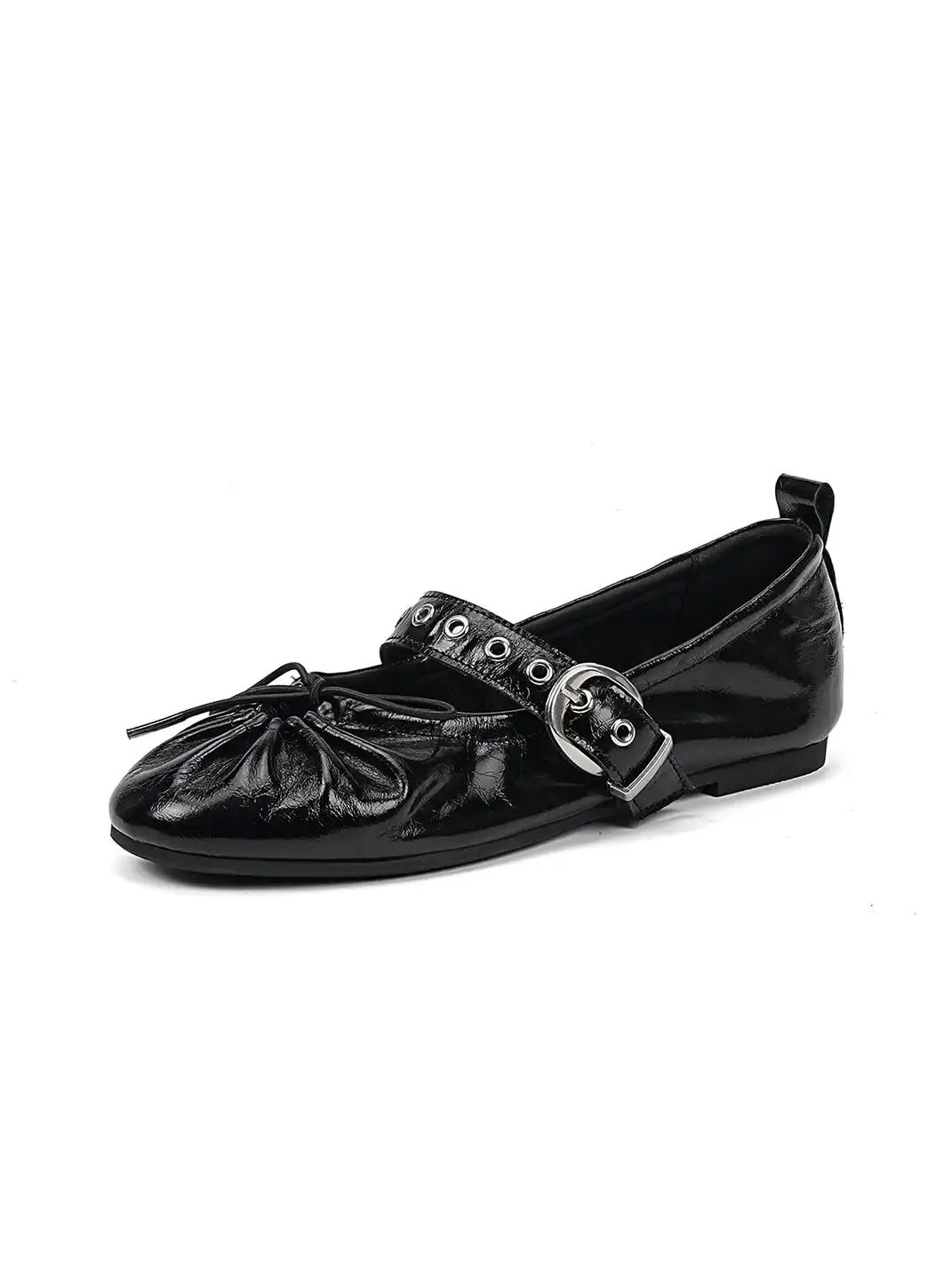 EBLAN | Patent Leather Bow Mary Jane Flats