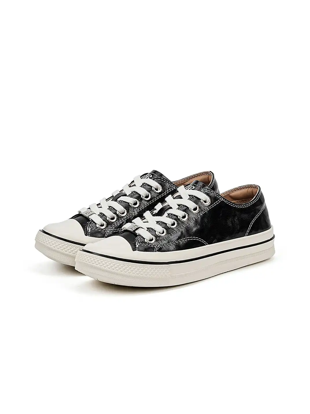 EBLAN | Washed Canvas Platform Sneakers
