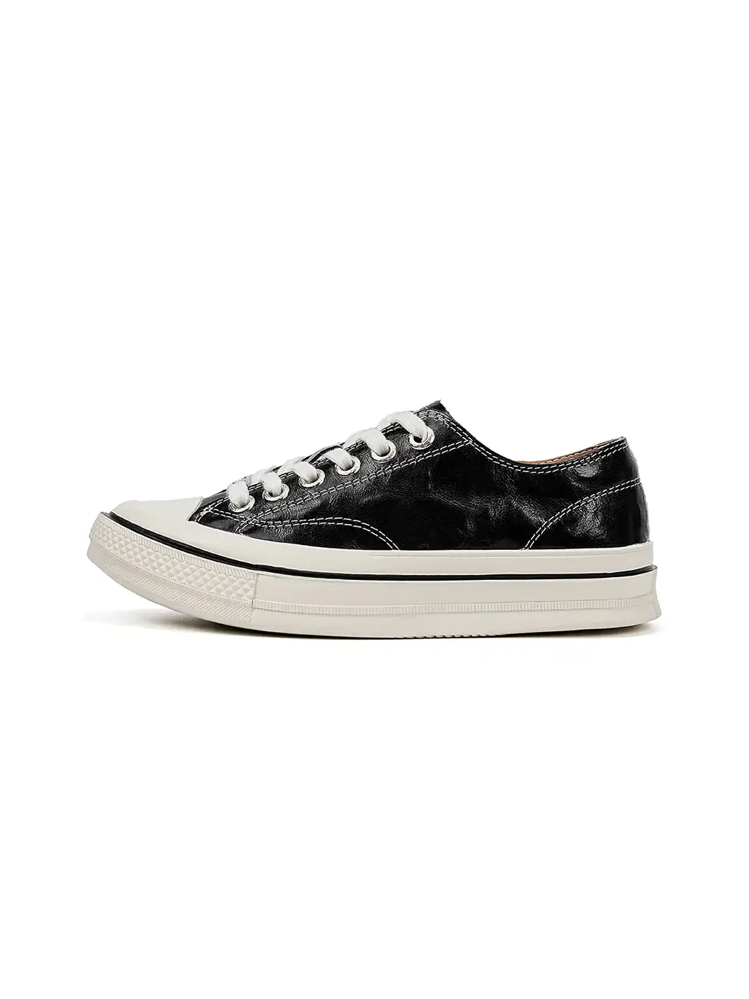 EBLAN | Washed Canvas Platform Sneakers