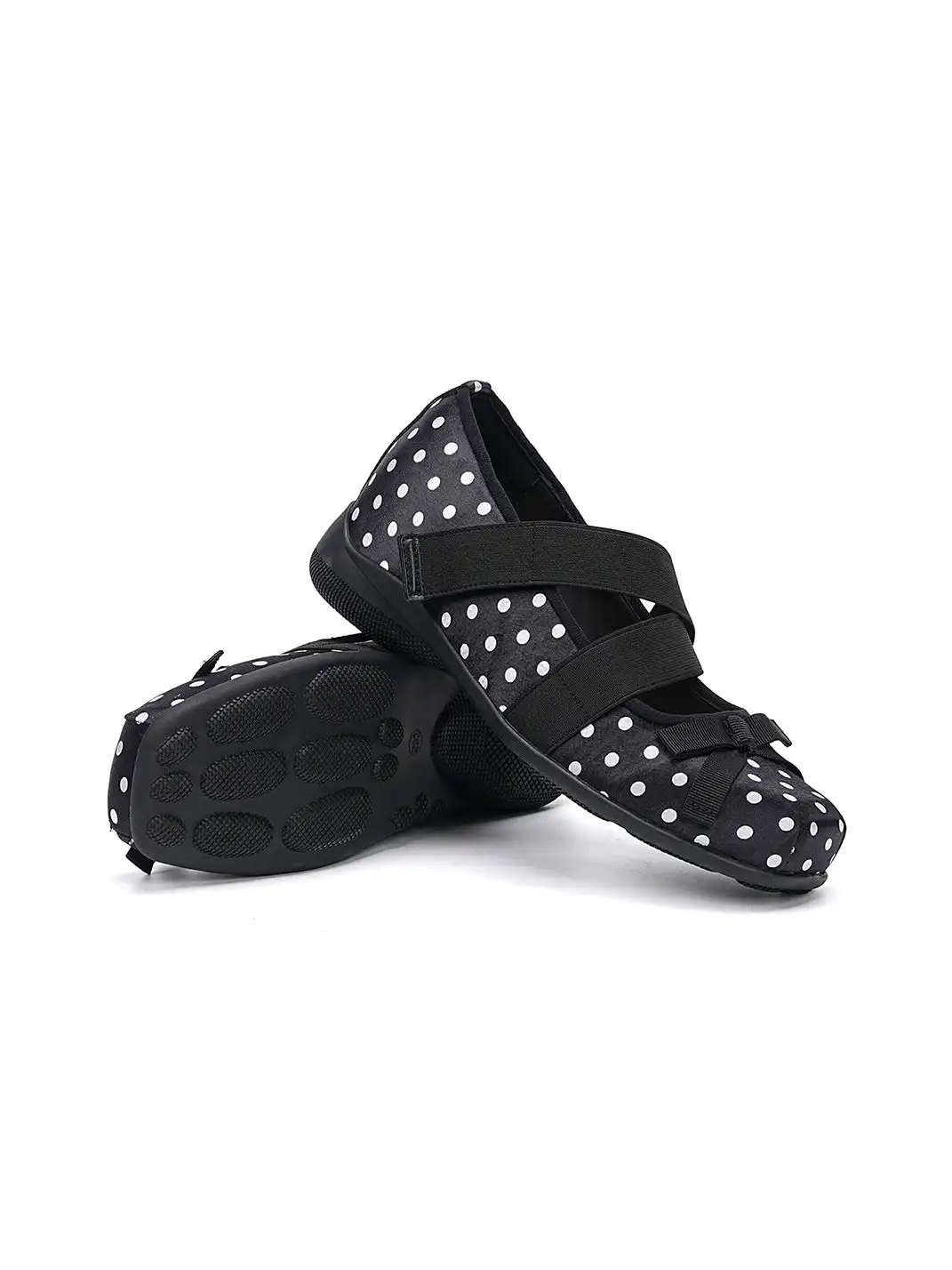 EBLAN | Polka Dot Double Strap Ballet Flats