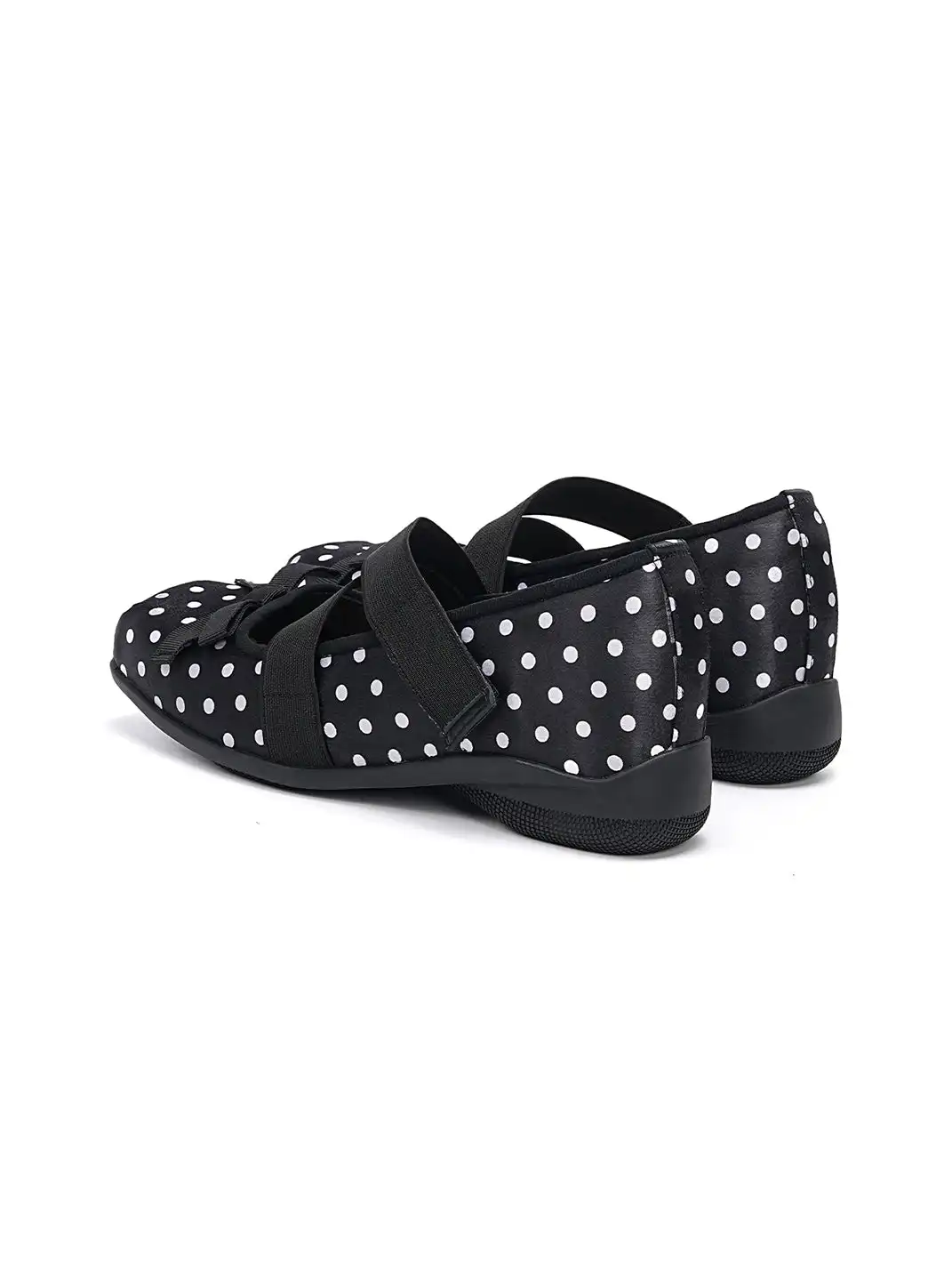 EBLAN | Polka Dot Double Strap Ballet Flats