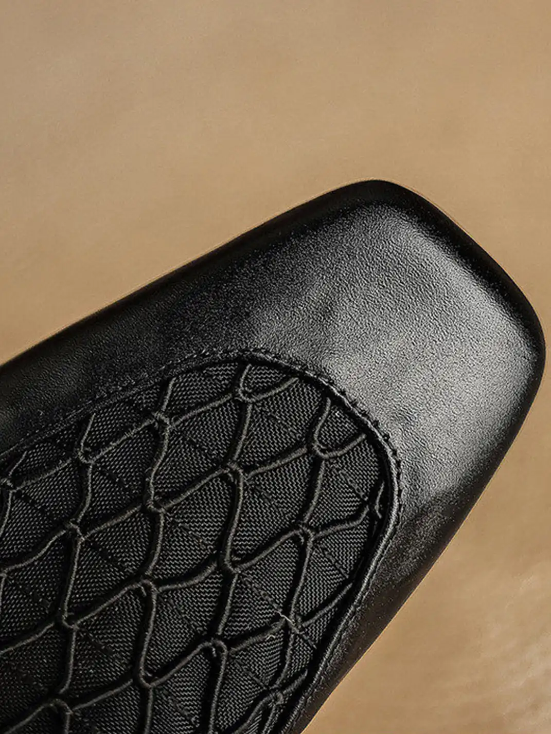 Cnlove Kids | Genuine Leather Mesh Hollow Out Closed Toe Mules
