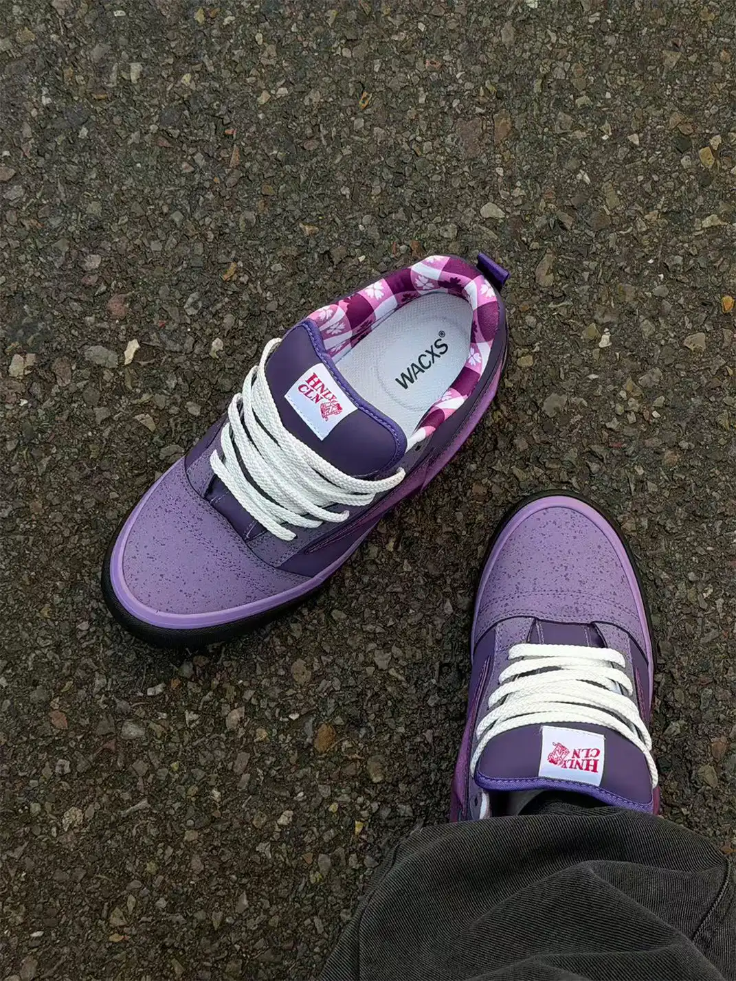 TKCK | Low Top Lightning Pattern Casual Sneakers
