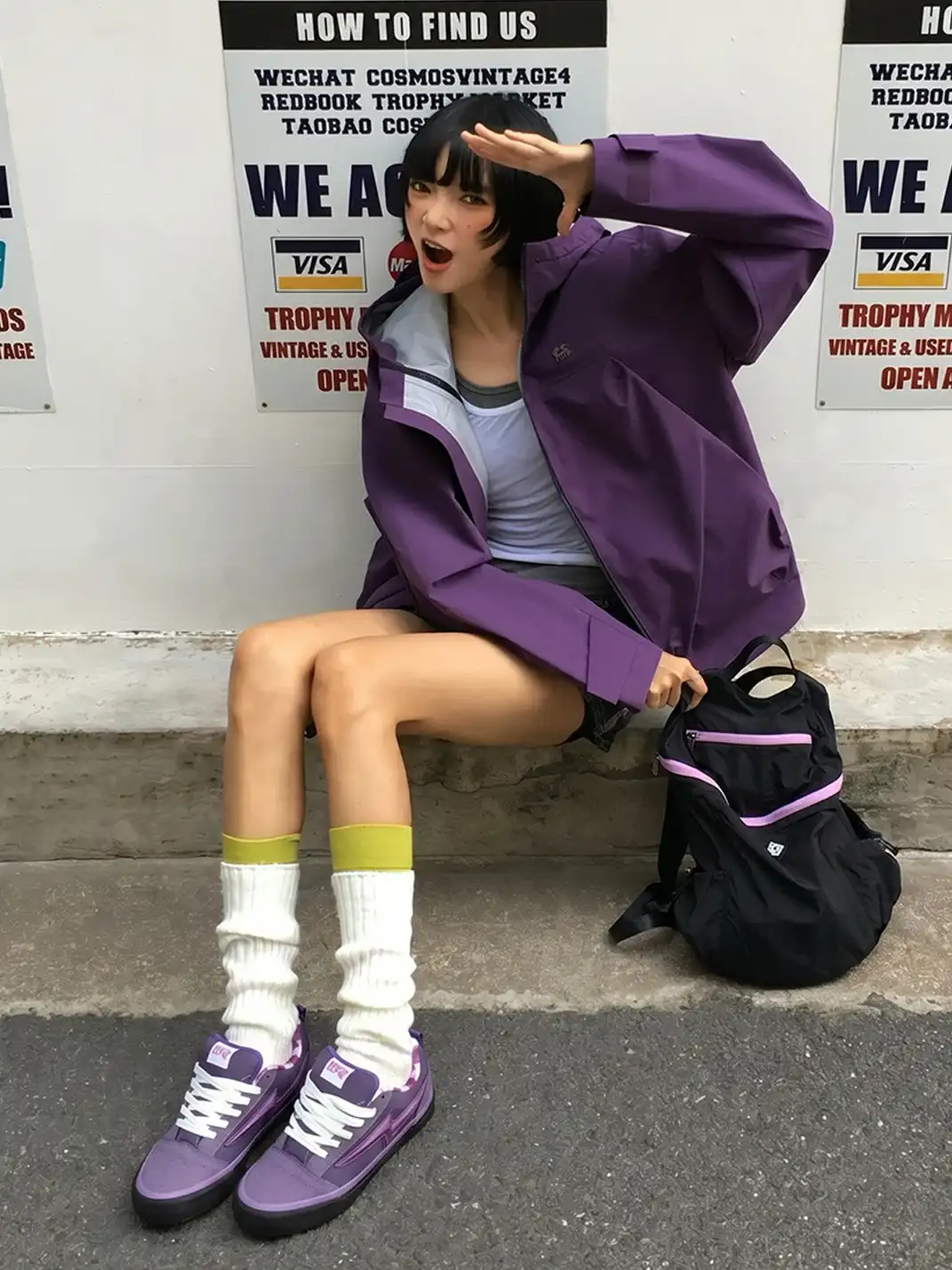 TKCK | Low Top Lightning Pattern Casual Sneakers