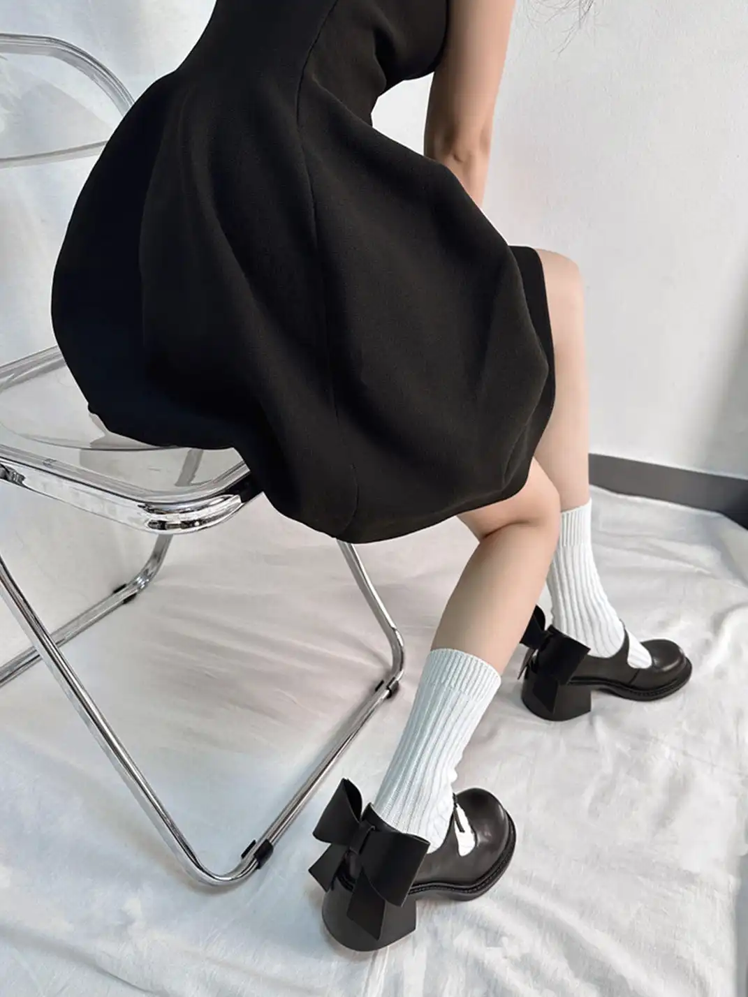 MR Deer | Block Heel Strap Mary Jane Shoes