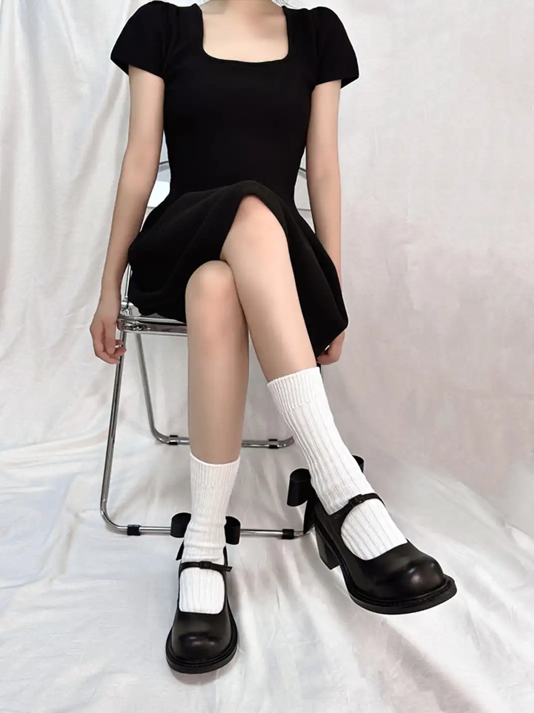 MR Deer | Block Heel Strap Mary Jane Shoes