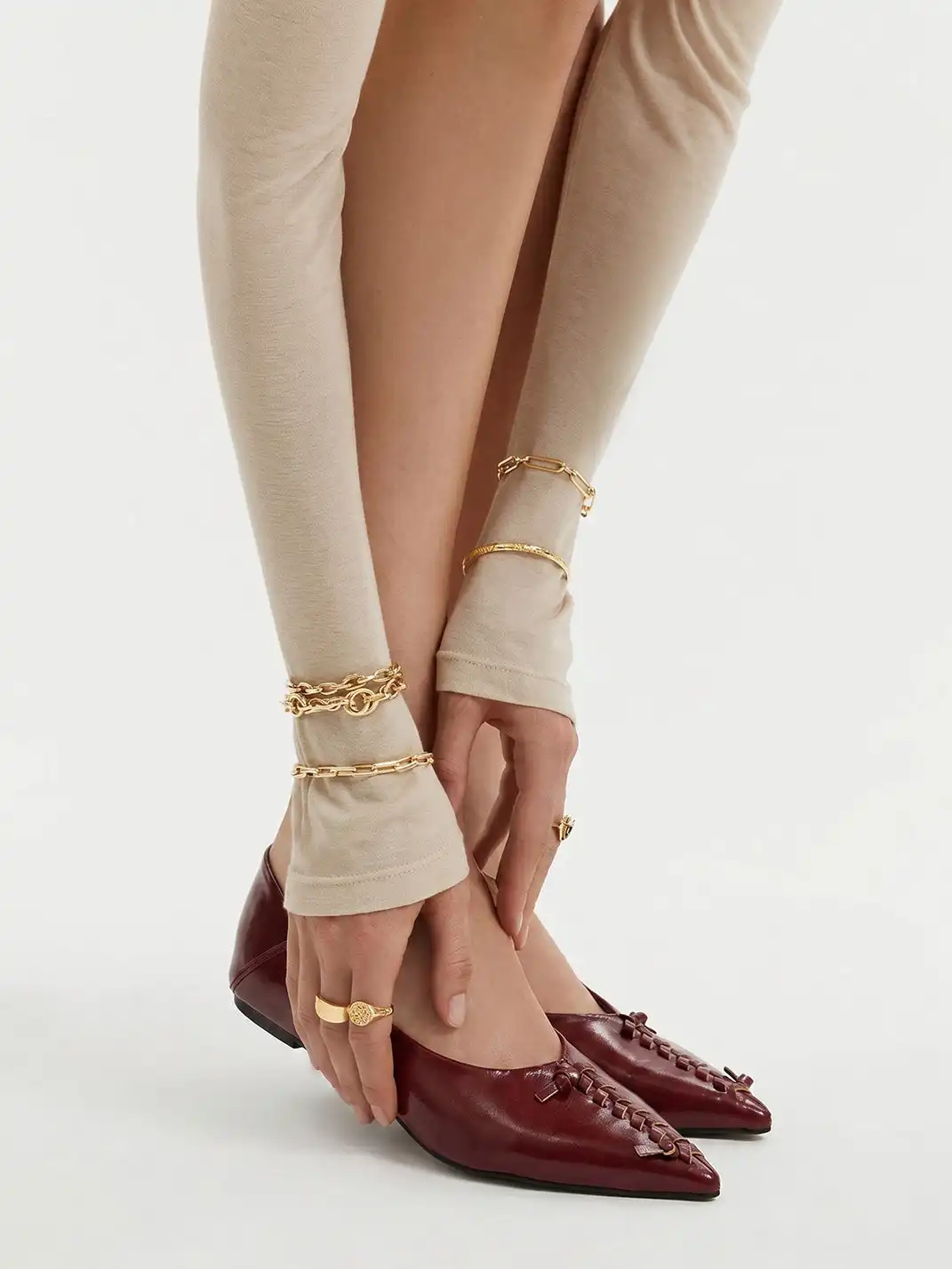 MatchGirl | Woven Low-Cut Flat Shoes