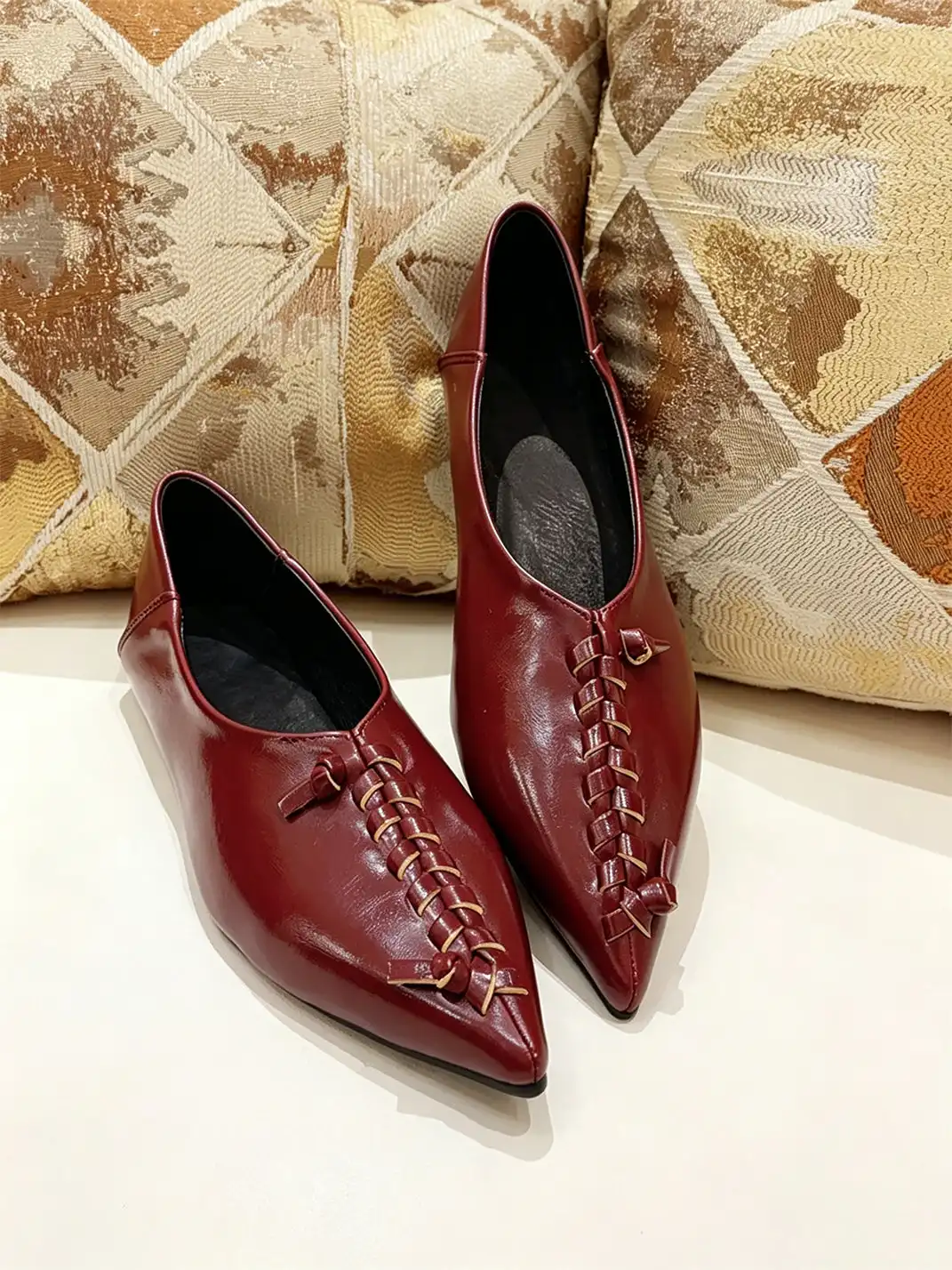 MatchGirl | Woven Low-Cut Flat Shoes