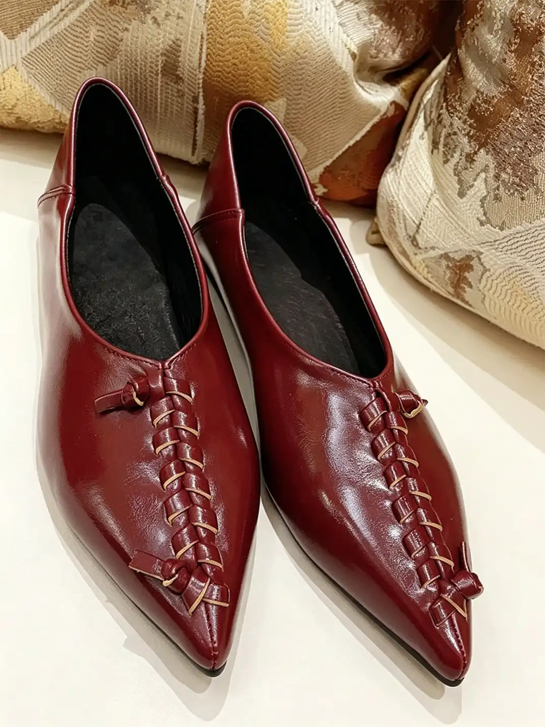 MatchGirl | Woven Low-Cut Flat Shoes