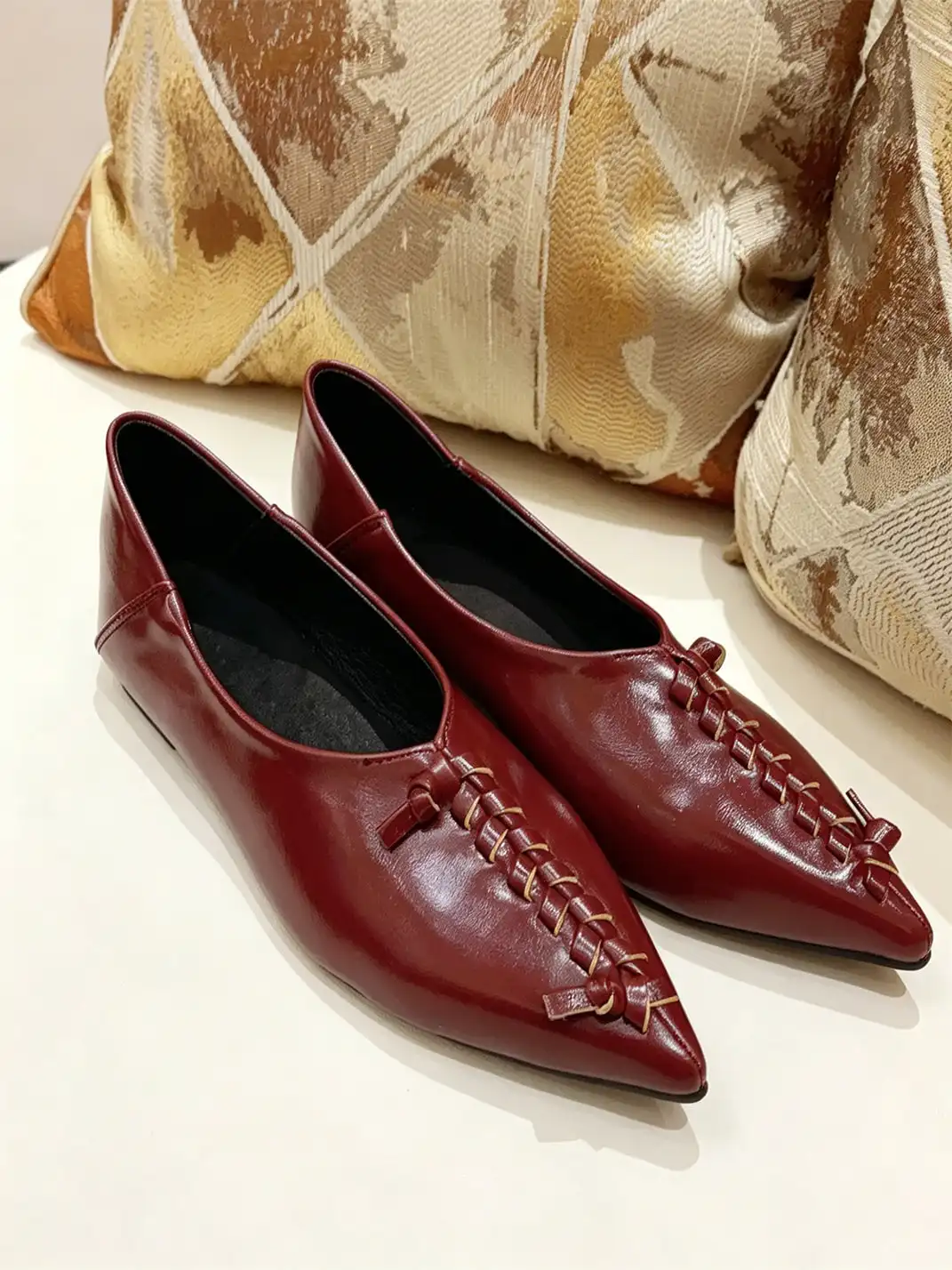 MatchGirl | Woven Low-Cut Flat Shoes