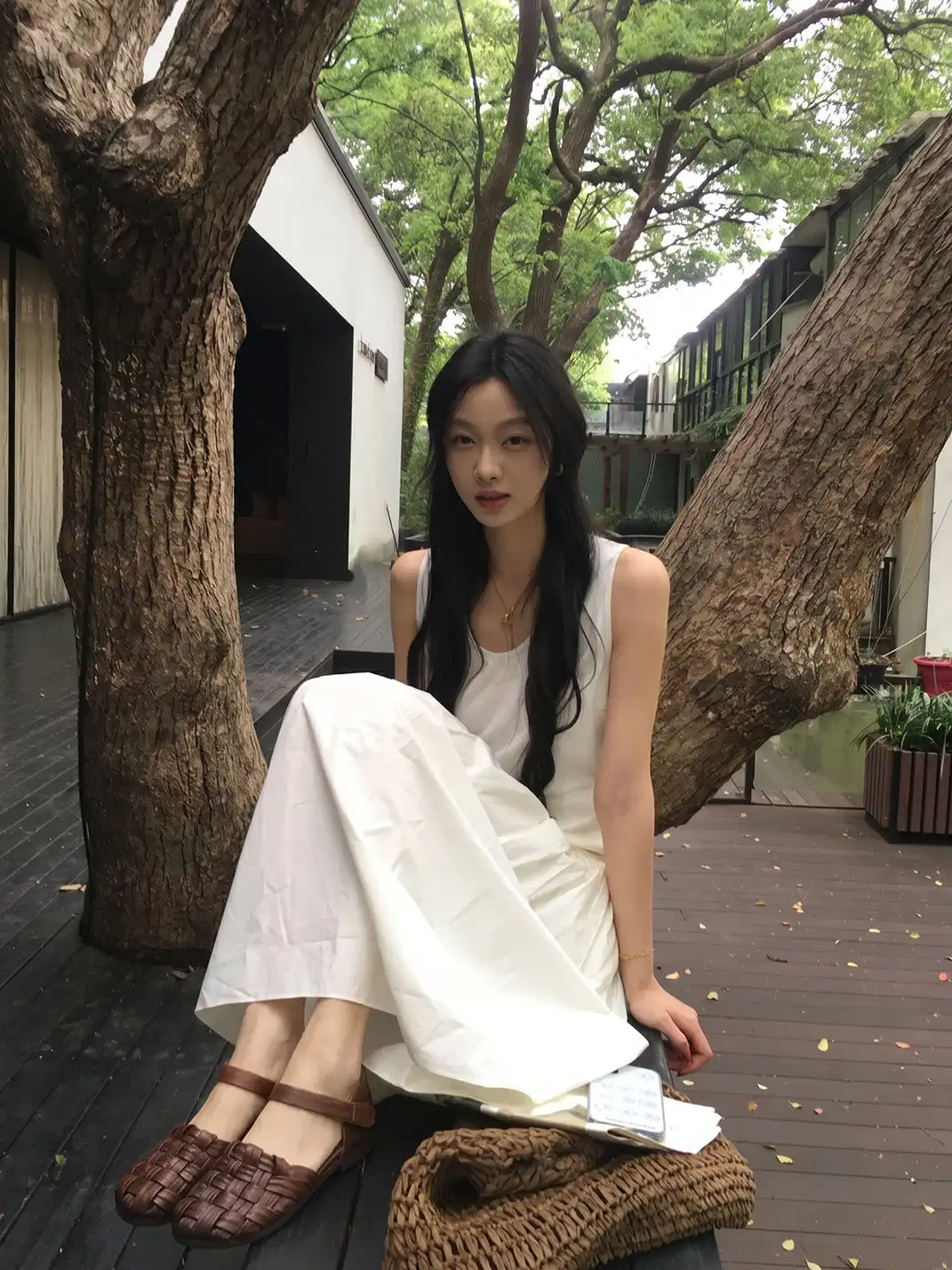 Artmu | Genuine Leather Woven Closed Toe Sandals