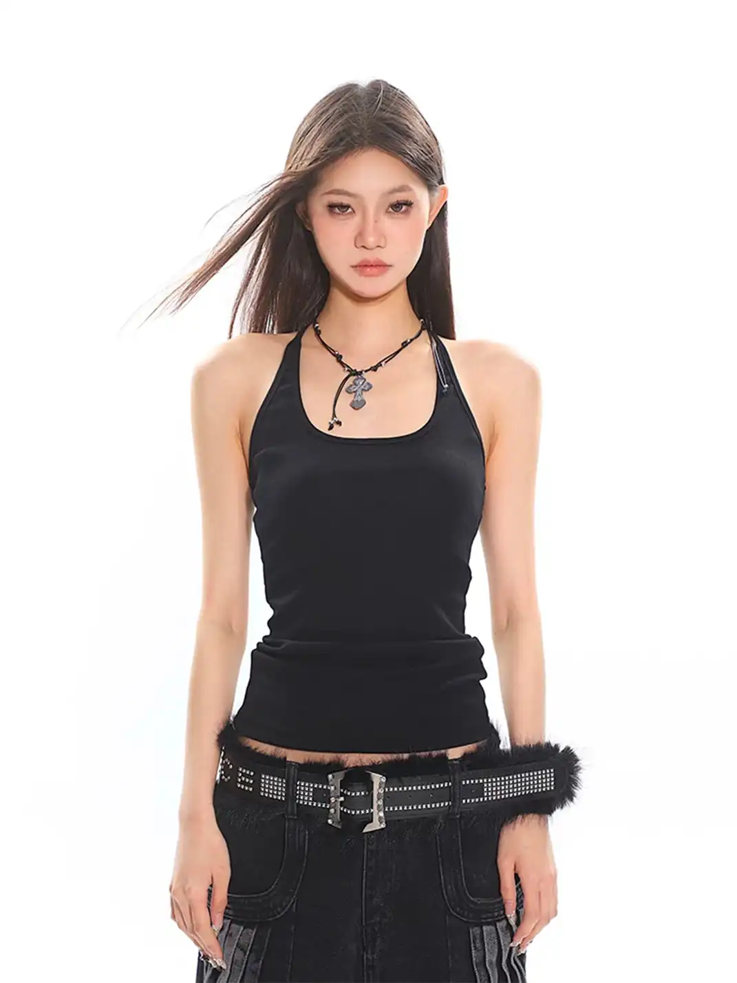 CCUP SPACE | Halter Neck Tank Top
