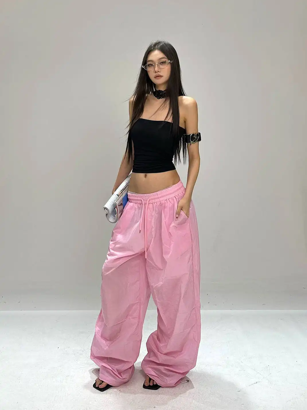 CCUP SPACE | Skinny Halter Vest Inner Wear Slim Camisole Bandeau Top