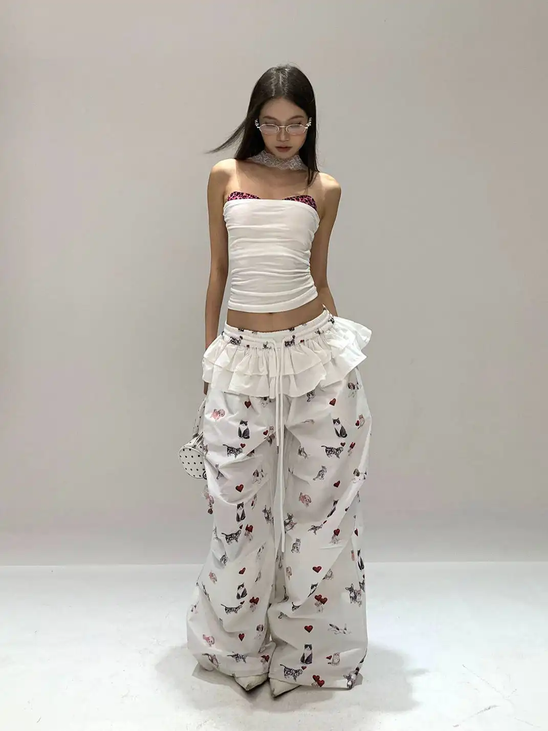 CCUP SPACE | Skinny Halter Vest Inner Wear Slim Camisole Bandeau Top