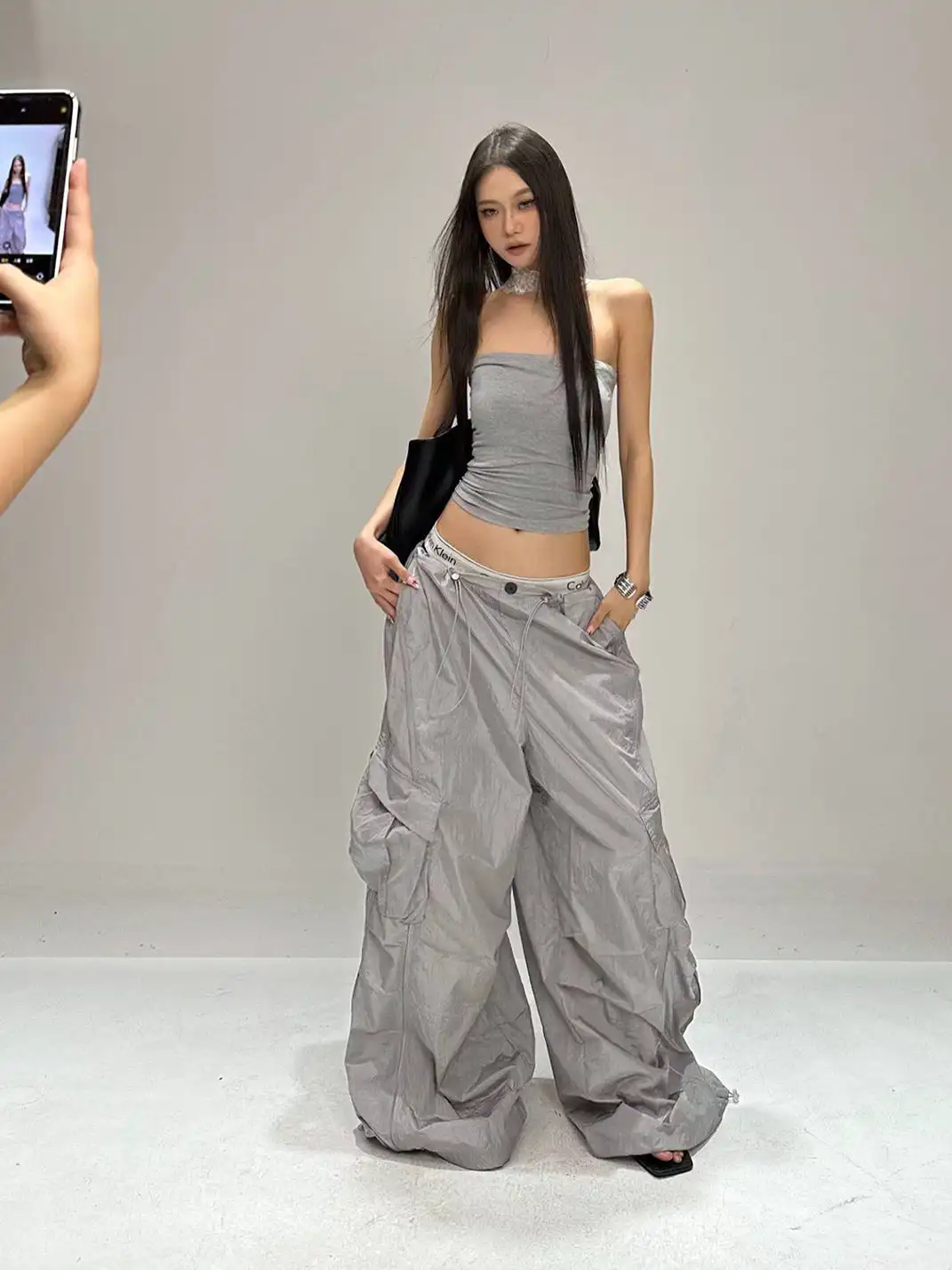 CCUP SPACE | Skinny Halter Vest Inner Wear Slim Camisole Bandeau Top