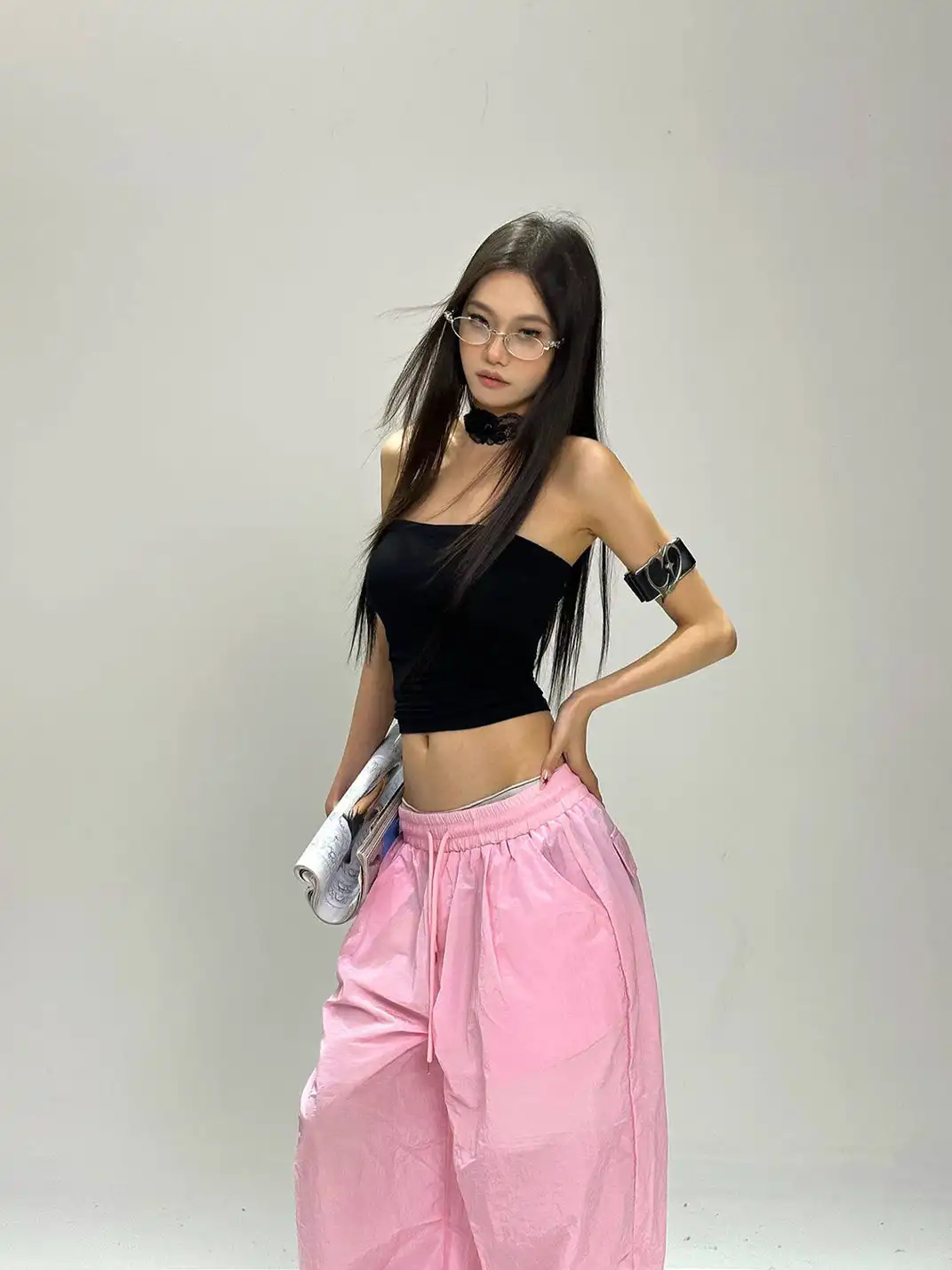 CCUP SPACE | Skinny Halter Vest Inner Wear Slim Camisole Bandeau Top