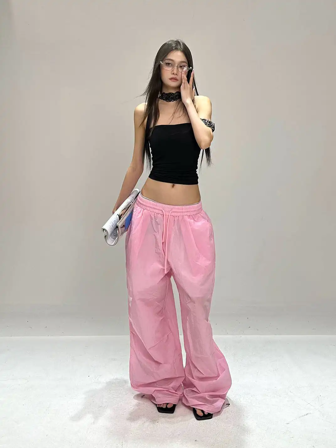 CCUP SPACE | Skinny Halter Vest Inner Wear Slim Camisole Bandeau Top
