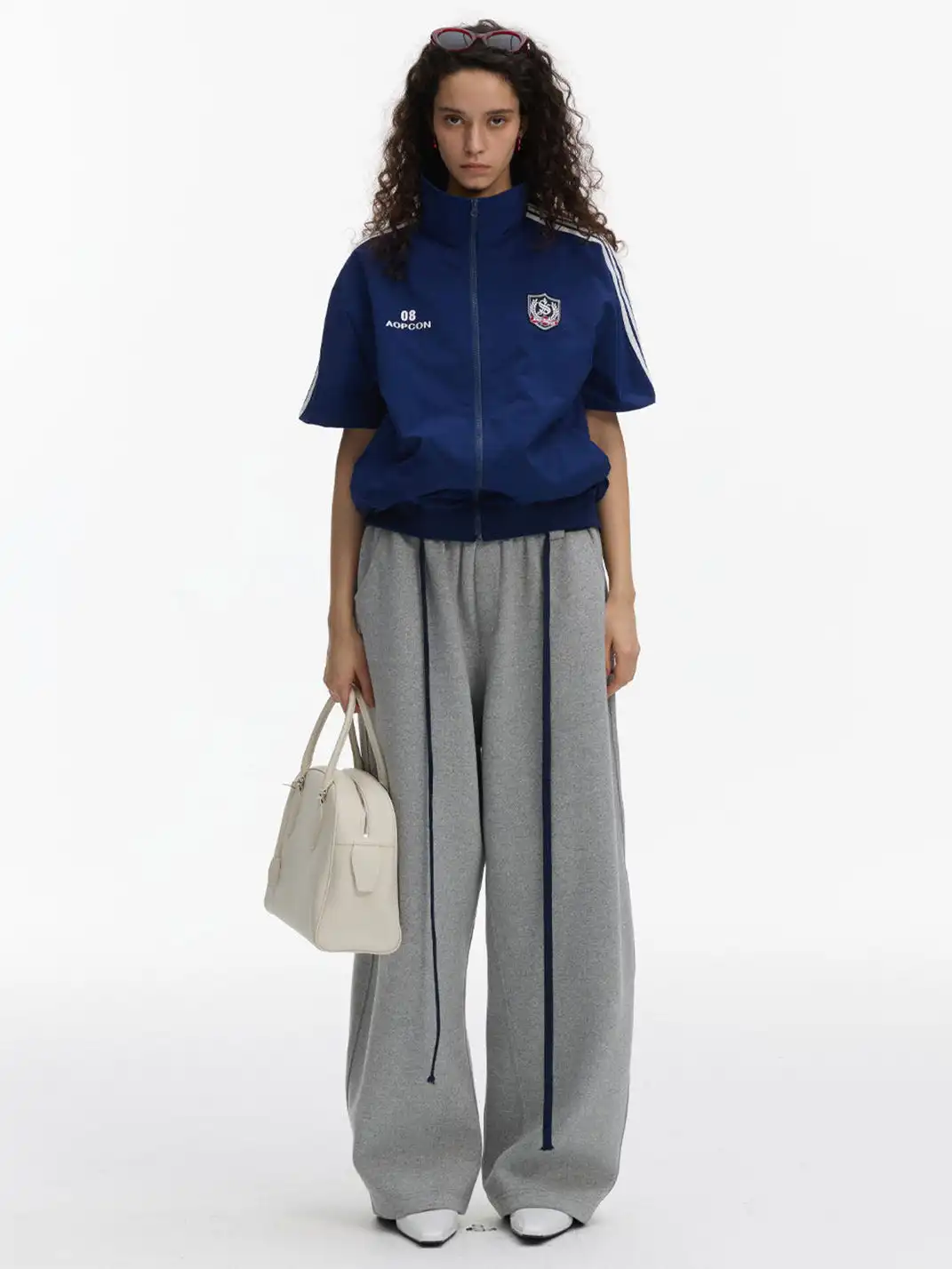 ANTERIOR LOVED | Short-Sleeve Zip-Up Track Jacket