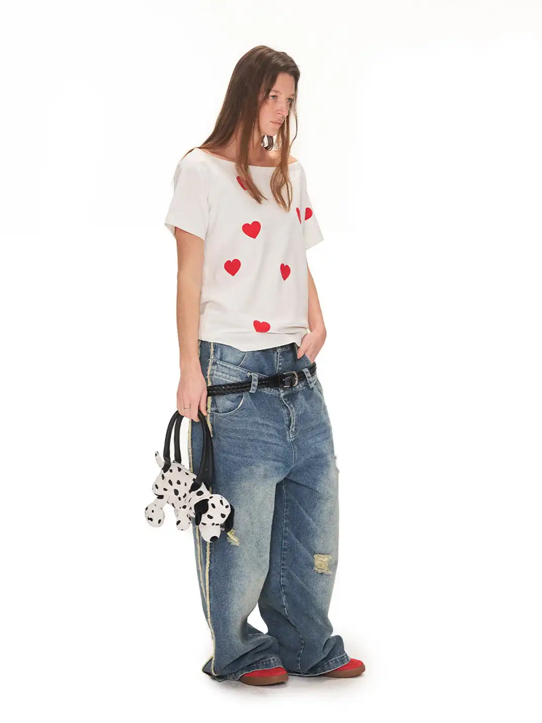 ANTERIOR LOVED | Dalmatian Plush Shoulder Handbag