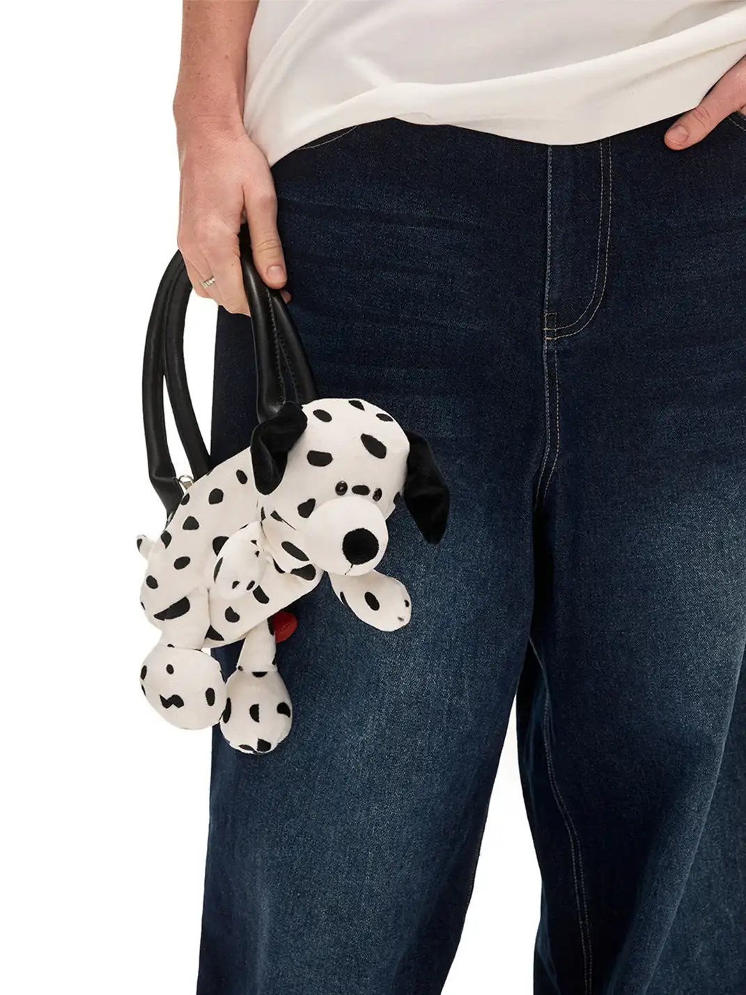ANTERIOR LOVED | Dalmatian Plush Shoulder Handbag