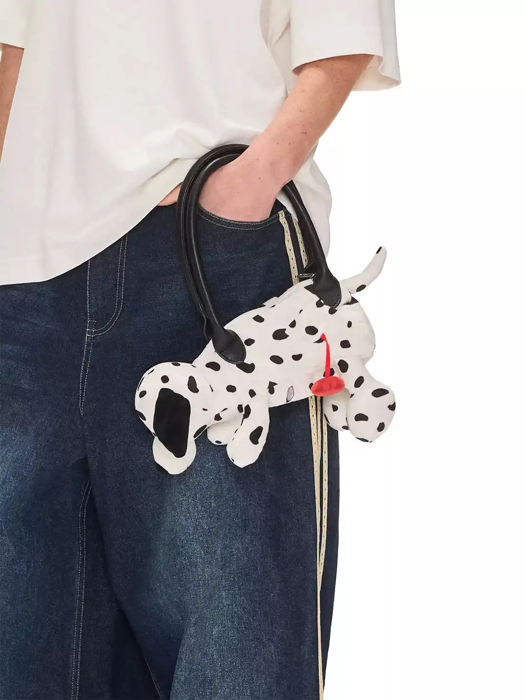 ANTERIOR LOVED | Dalmatian Plush Shoulder Handbag