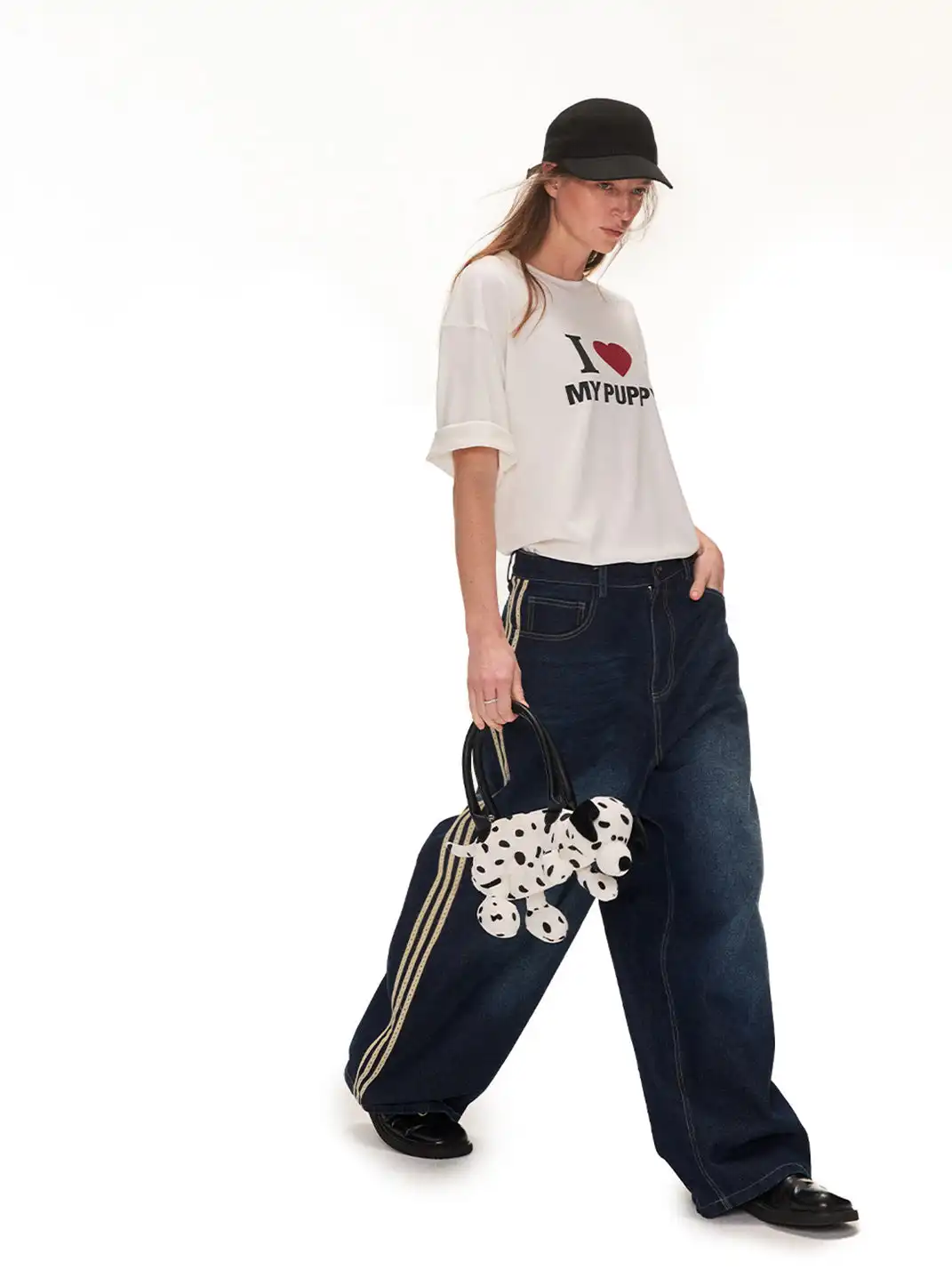 ANTERIOR LOVED | Dalmatian Plush Shoulder Handbag