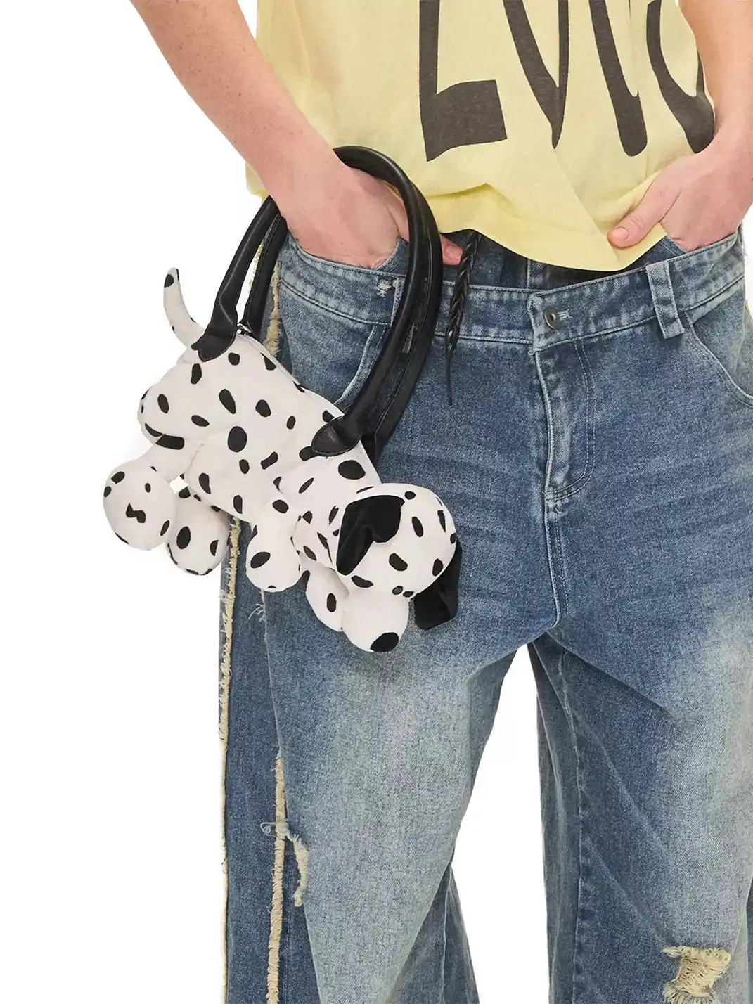 ANTERIOR LOVED | Dalmatian Plush Shoulder Handbag