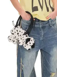 ANTERIOR LOVED | Dalmatian Plush Shoulder Handbag