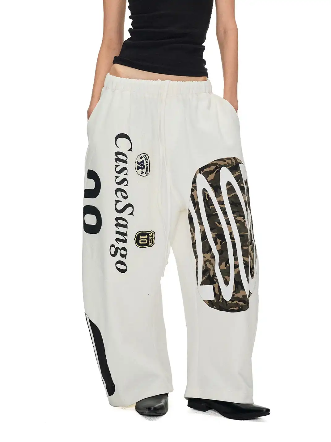 ANTERIOR LOVED | Deconstructed Curved Loose Sweatpants