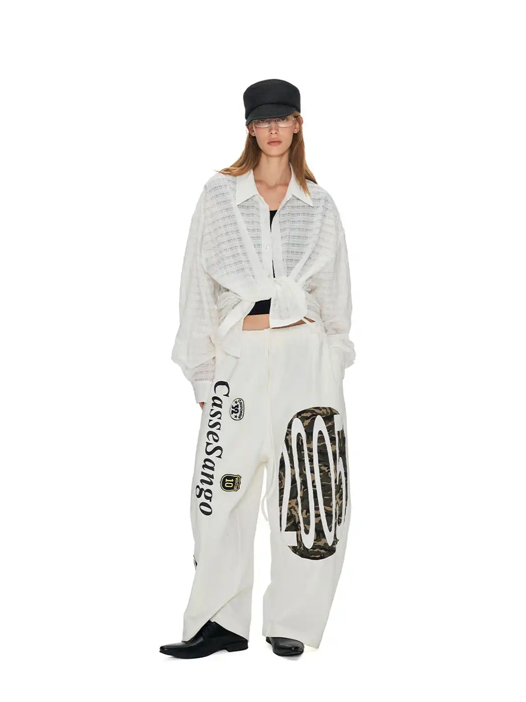 ANTERIOR LOVED | Deconstructed Curved Loose Sweatpants